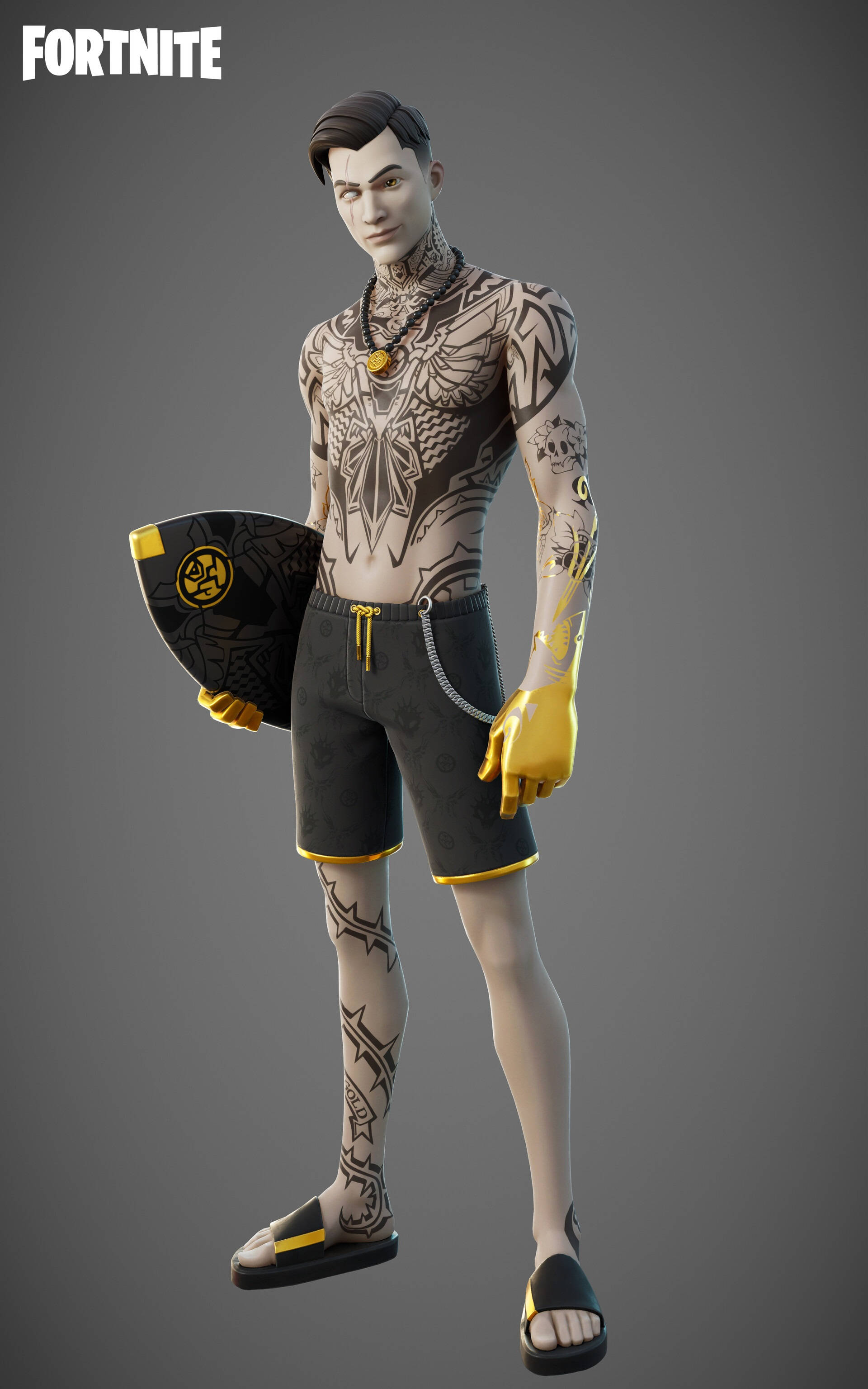 Midas Fortnite surf sommerskinn Bakgrunner