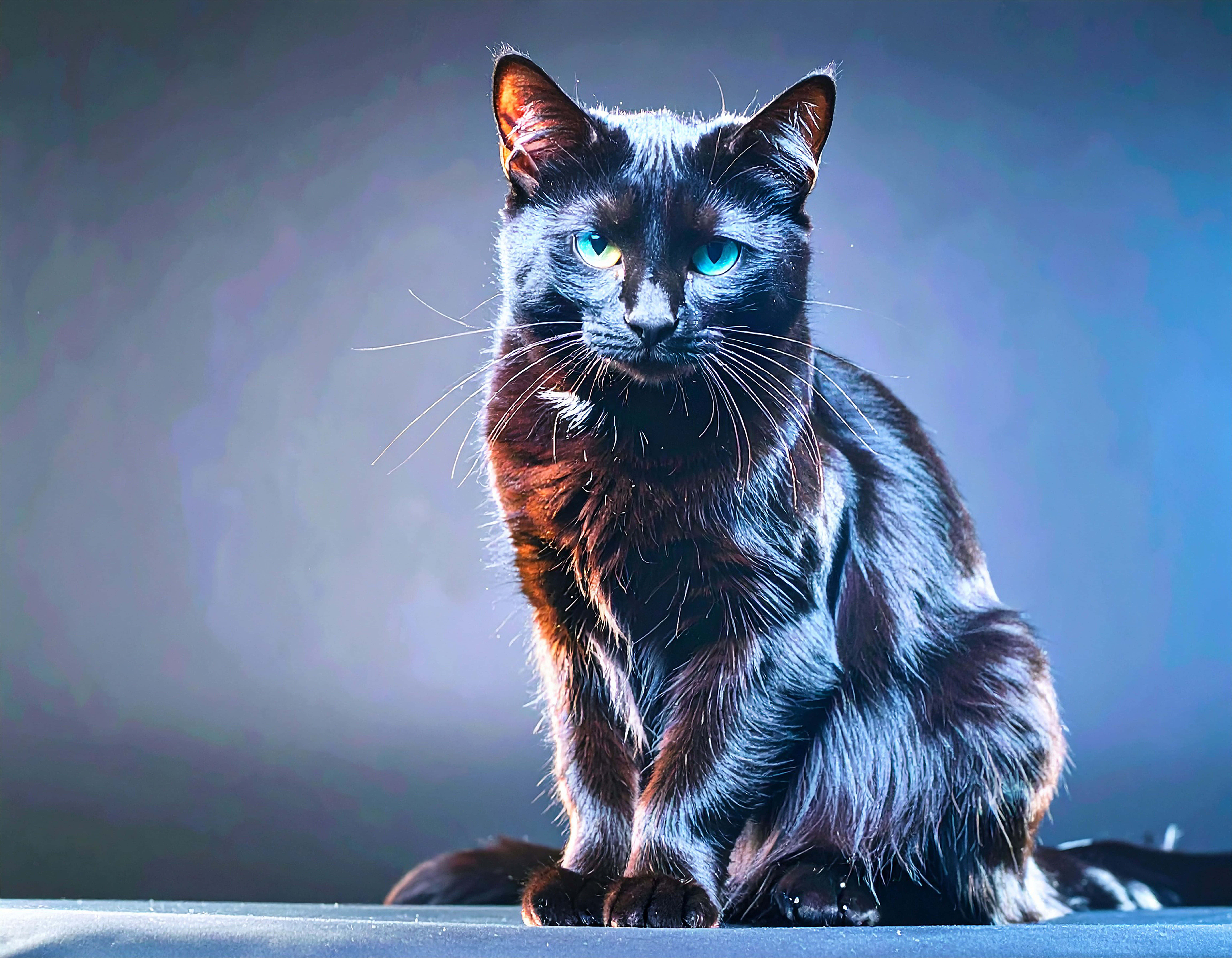 Midnattkatt Bakgrunner