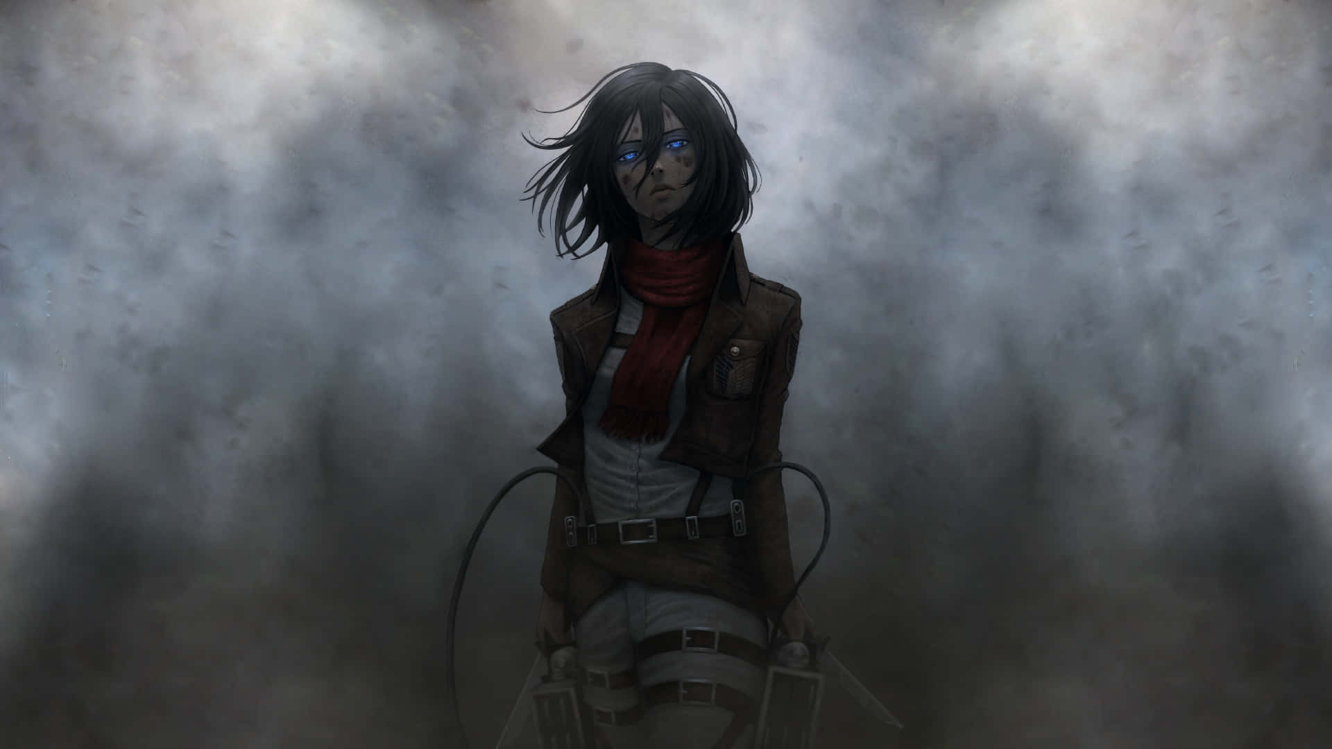 Mikasa Pfp Uhyggelig Bakgrunner