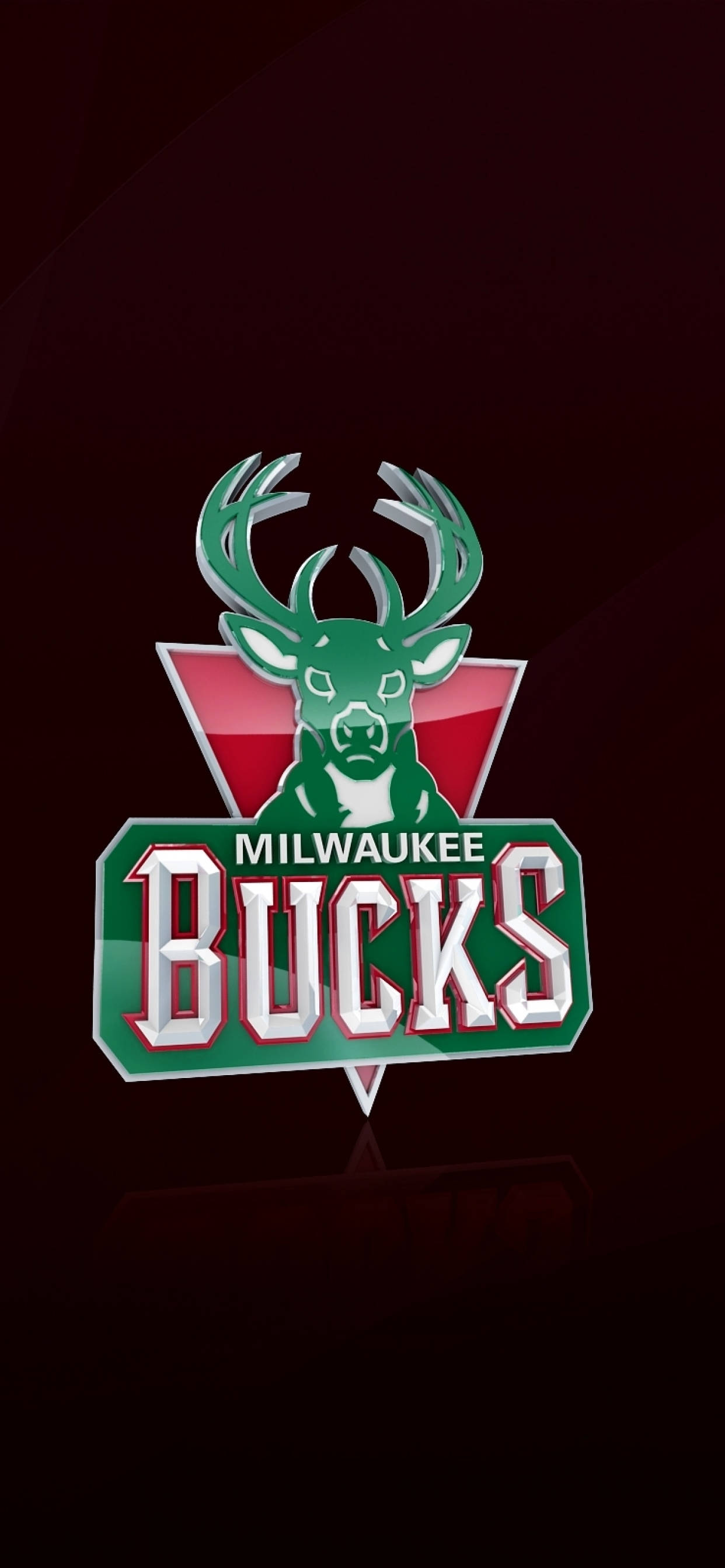 Milwaukee Bucks i mørkerød Bakgrunner