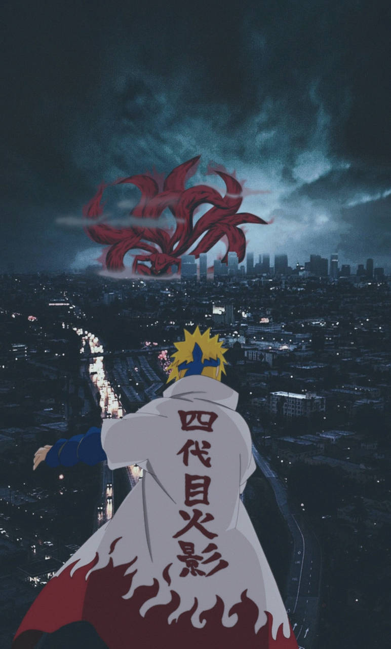 Minato mot Ni-halet Dyr Estetisk Naruto Bakgrunner