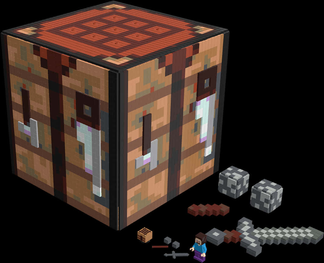 Minecraft - Arbeidsbenk og verktøy Bakgrunner