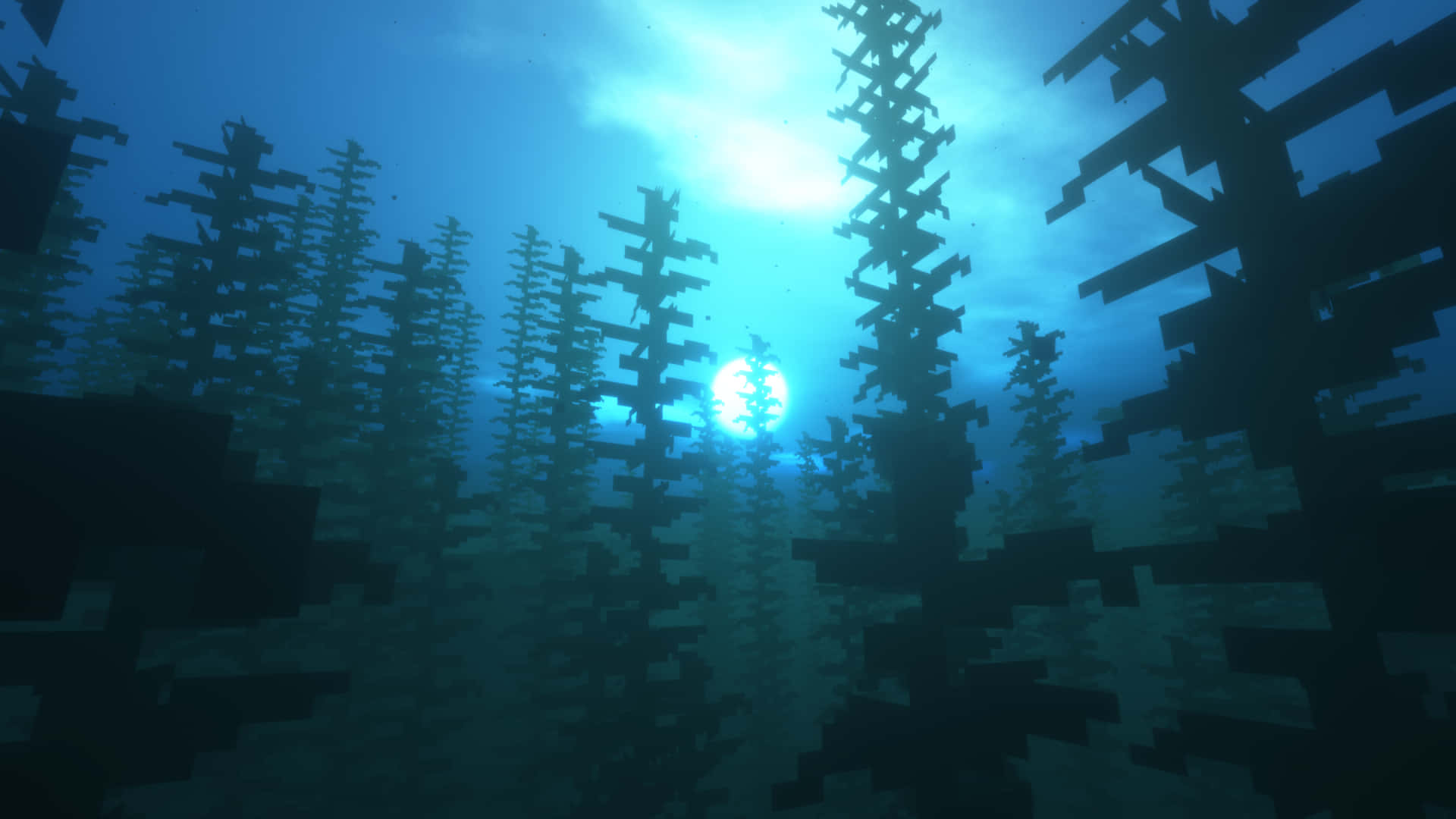 Minecraft-bakgrunn Bakgrunner