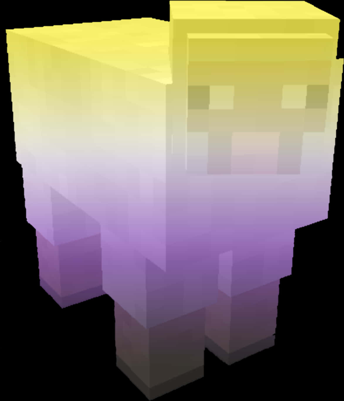 Minecraft_ Glødende_ karakter_ render Bakgrunner