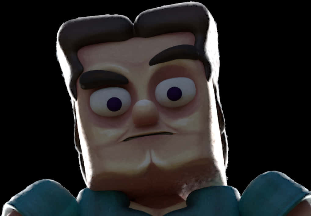 Minecraft-karakter nærbilde Bakgrunner
