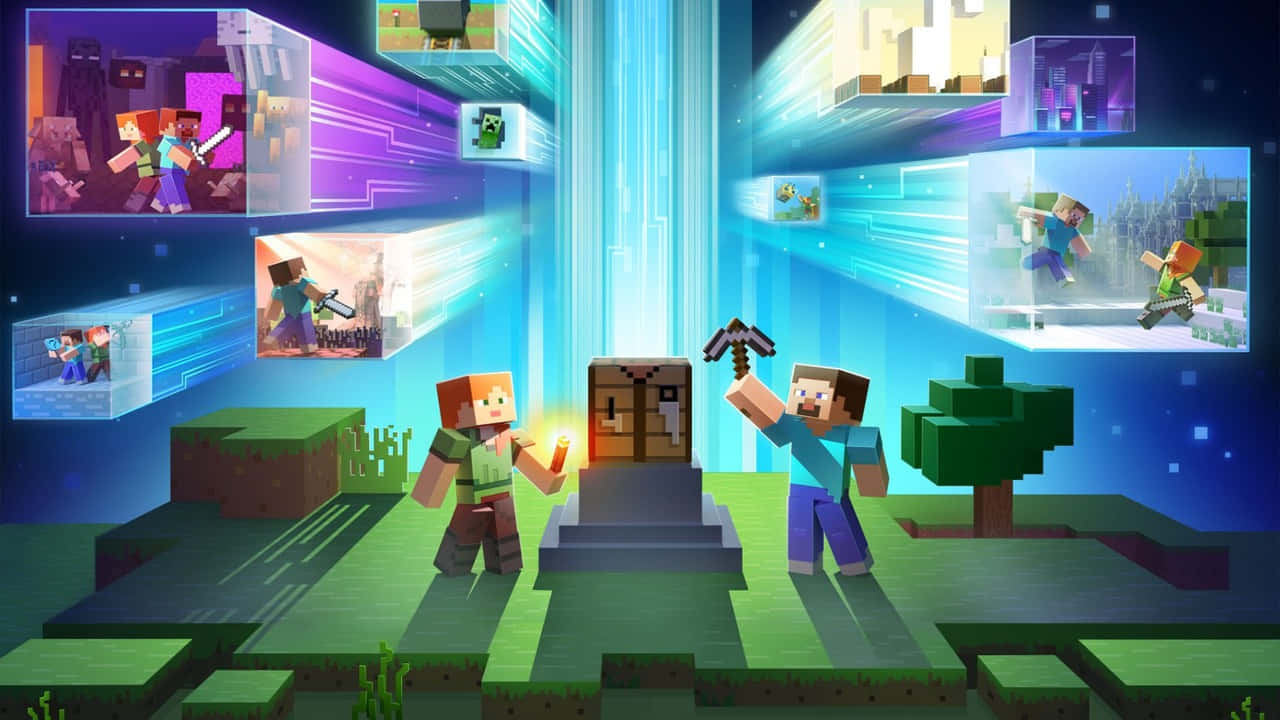minecraft - spillet Bakgrunner