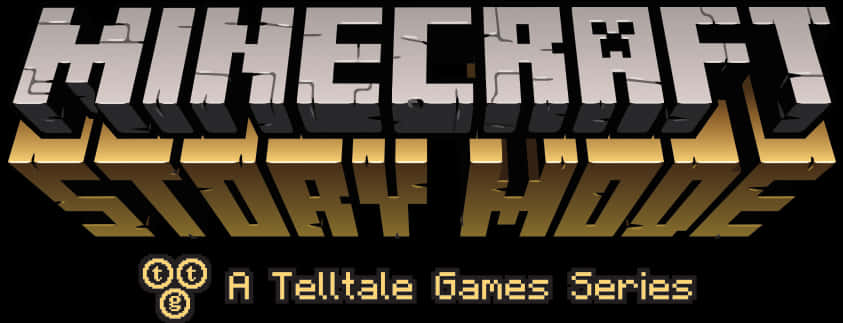 Minecraft: Story Mode-logo Bakgrunner