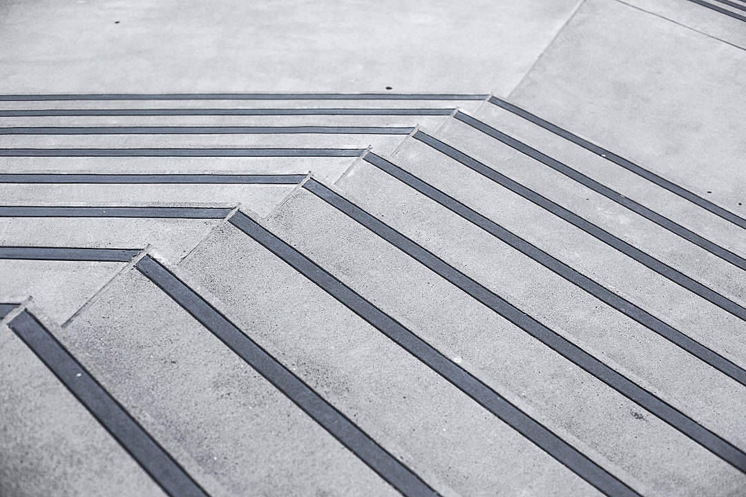 Minimalistisk estetisk skrivebord med betongtrapper Bakgrunner