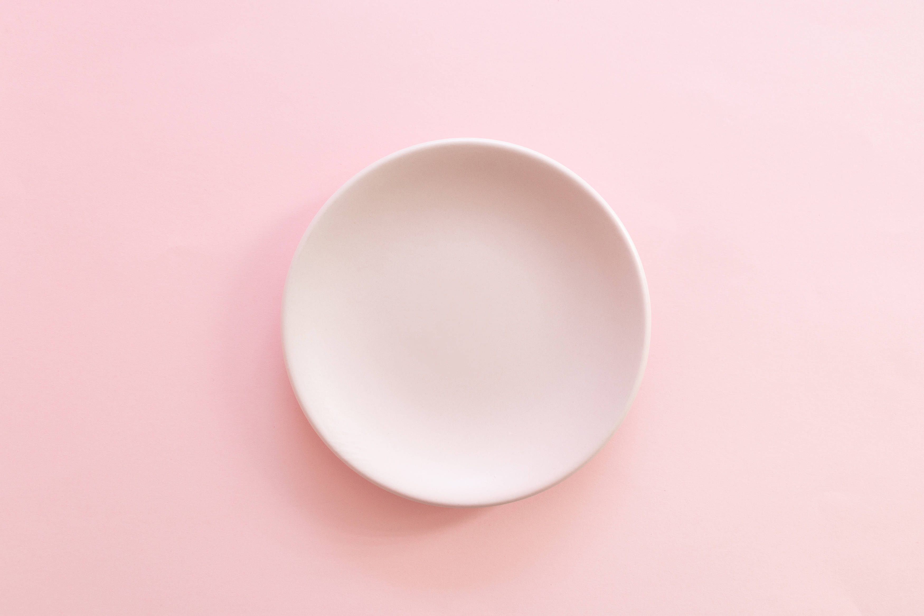 Minimalistisk estetisk rosa tallerken Bakgrunner