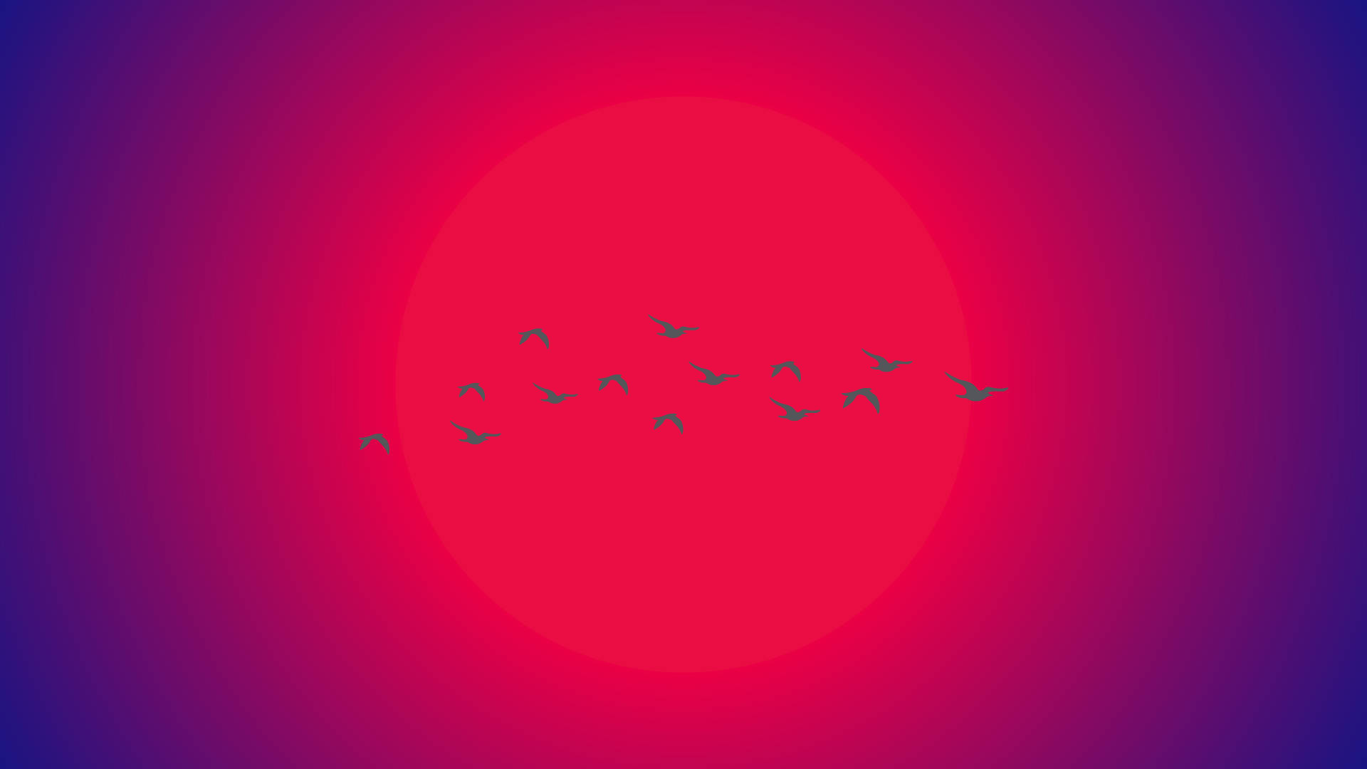 Minimalistisk estetisk skrivebord med strålende himmelgradient Bakgrunner