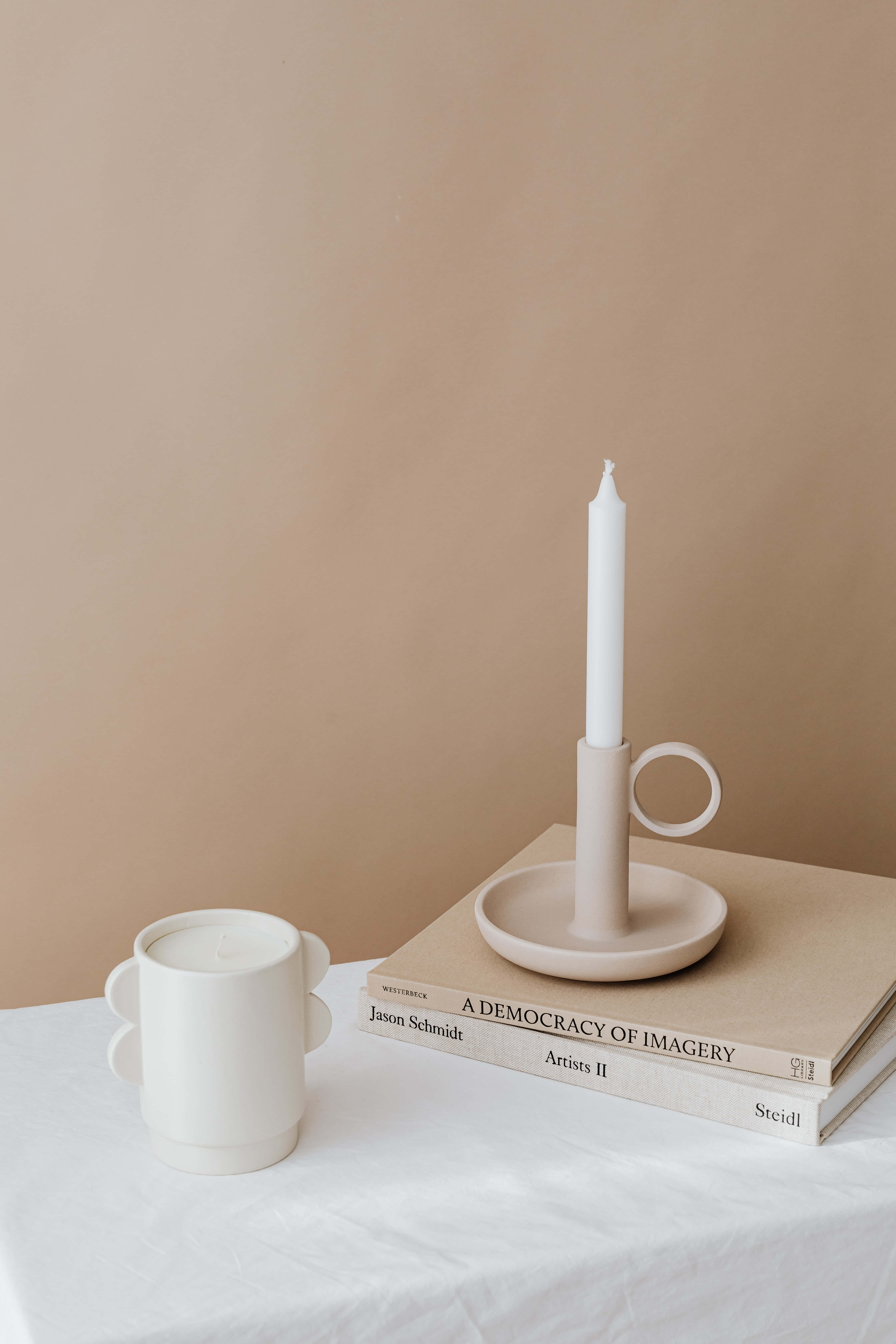 Minimalistisk estetisk beige bakgrunn Bakgrunner