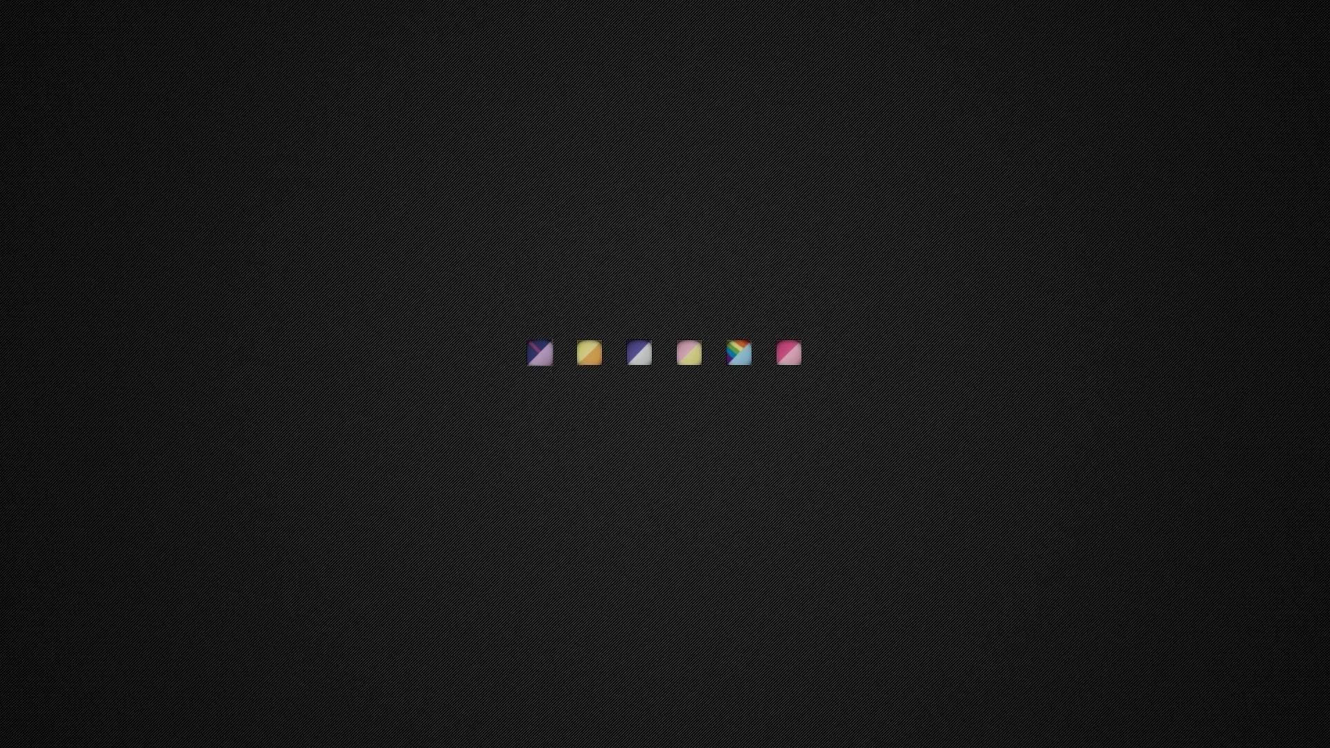 Minimalistisk estetisk skrivebord med gradientikoner Bakgrunner