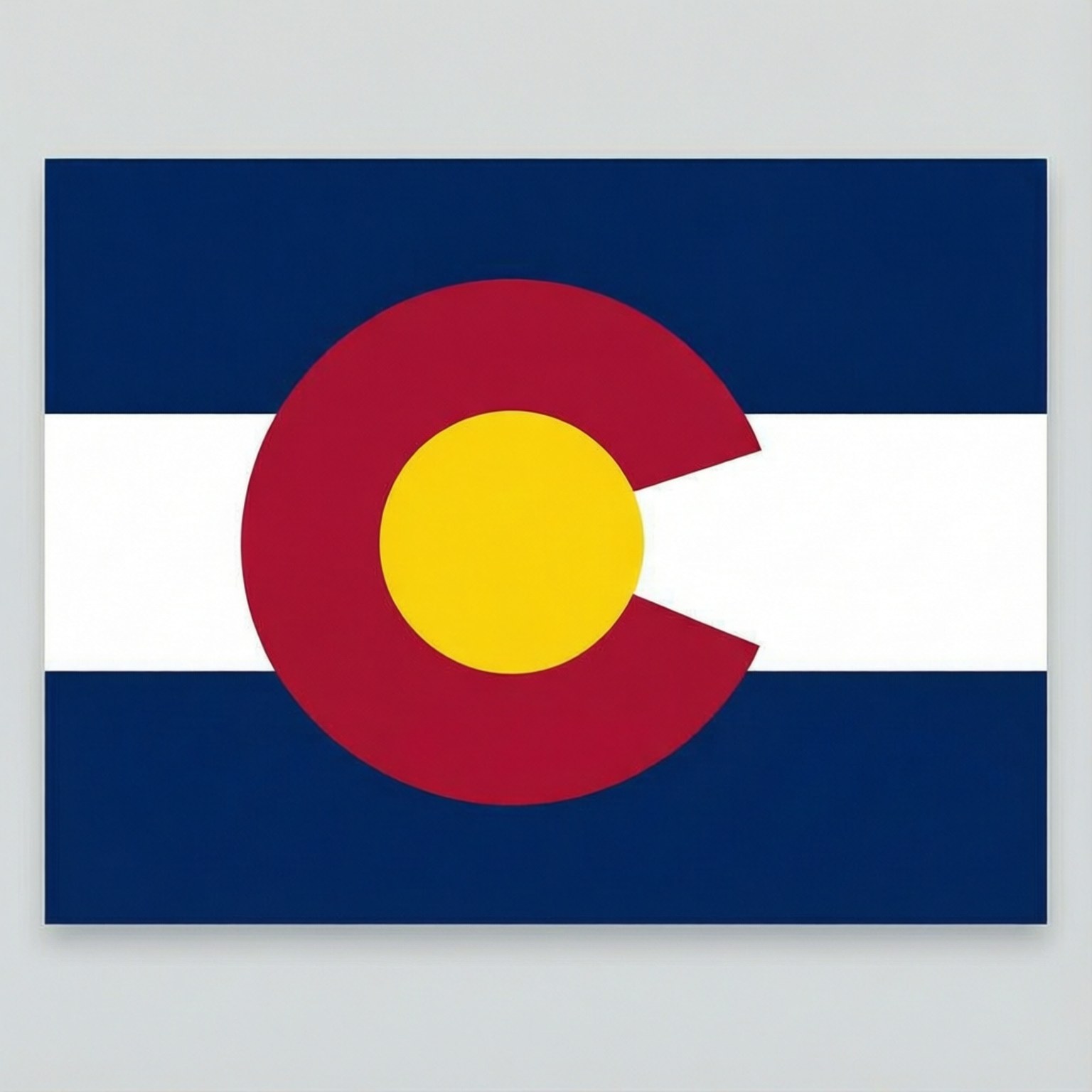 Minimalistisk geometrisk Colorado Bakgrunner