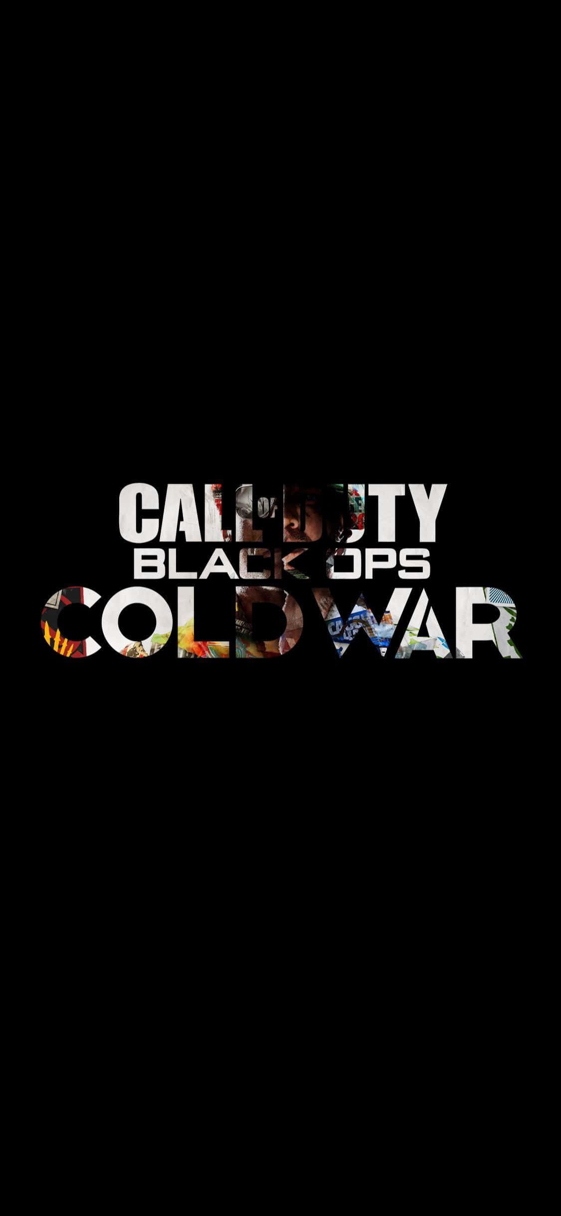 Minimalistisk iPhone X Call Of Duty Black Ops Cold War Bakgrunn Bakgrunner