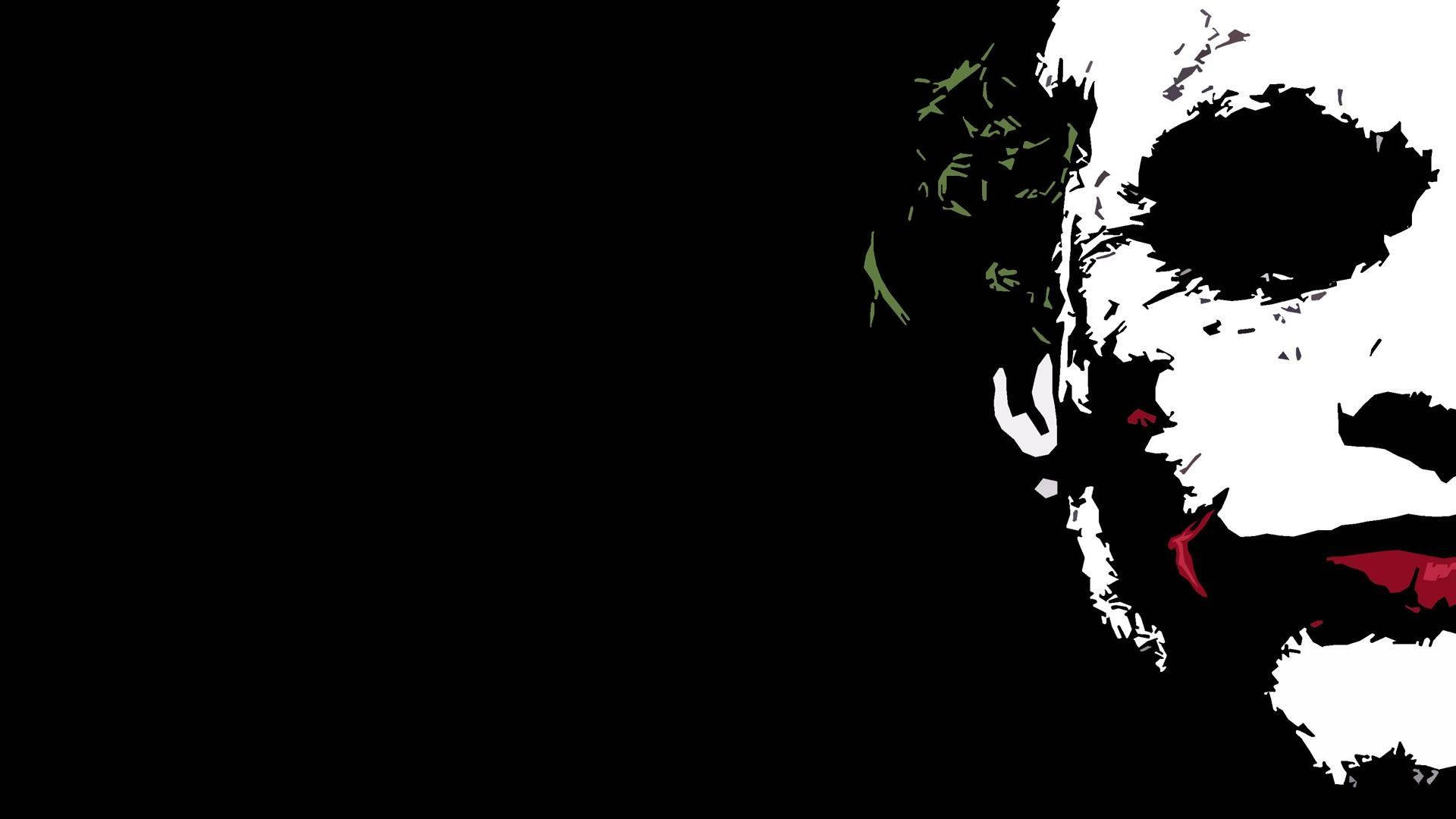 Minimalistisk Joker-kunst bakgrunnsbilde
