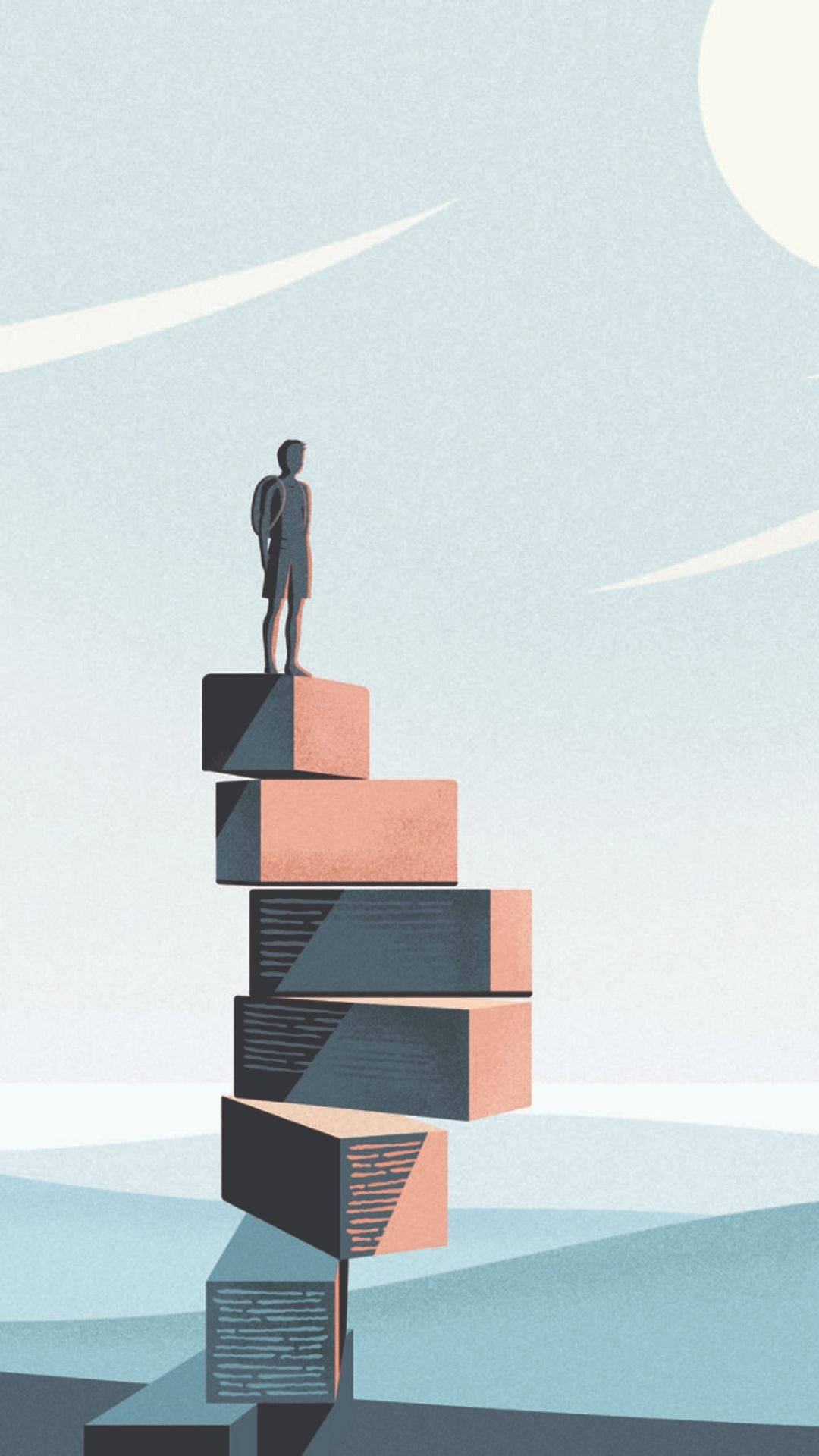 Minimalistisk kunstverkdesign Bakgrunner