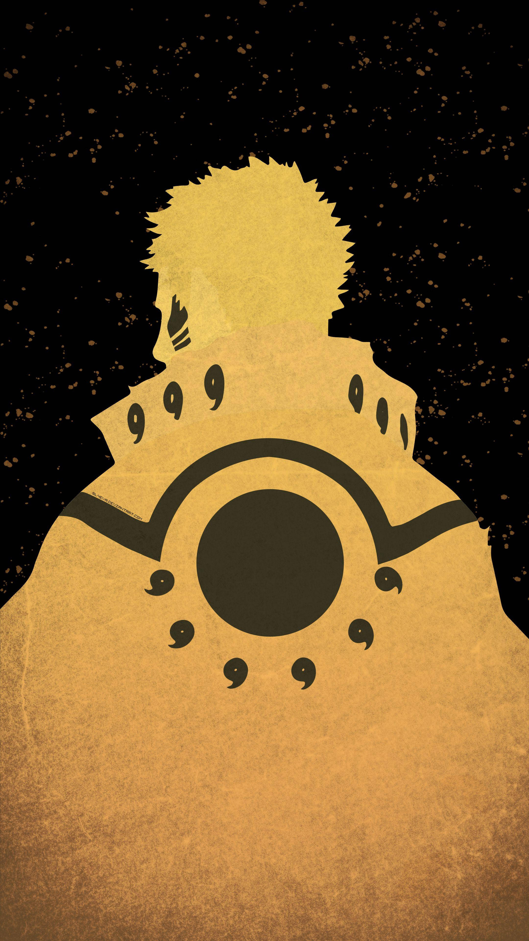 Minimalistisk Naruto-telefon Bakgrunner
