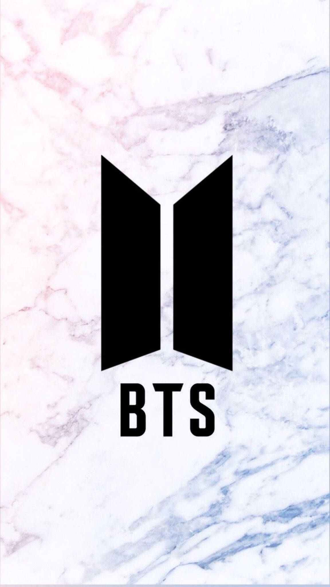 Minimalistisk svart BTS-logo Bakgrunner