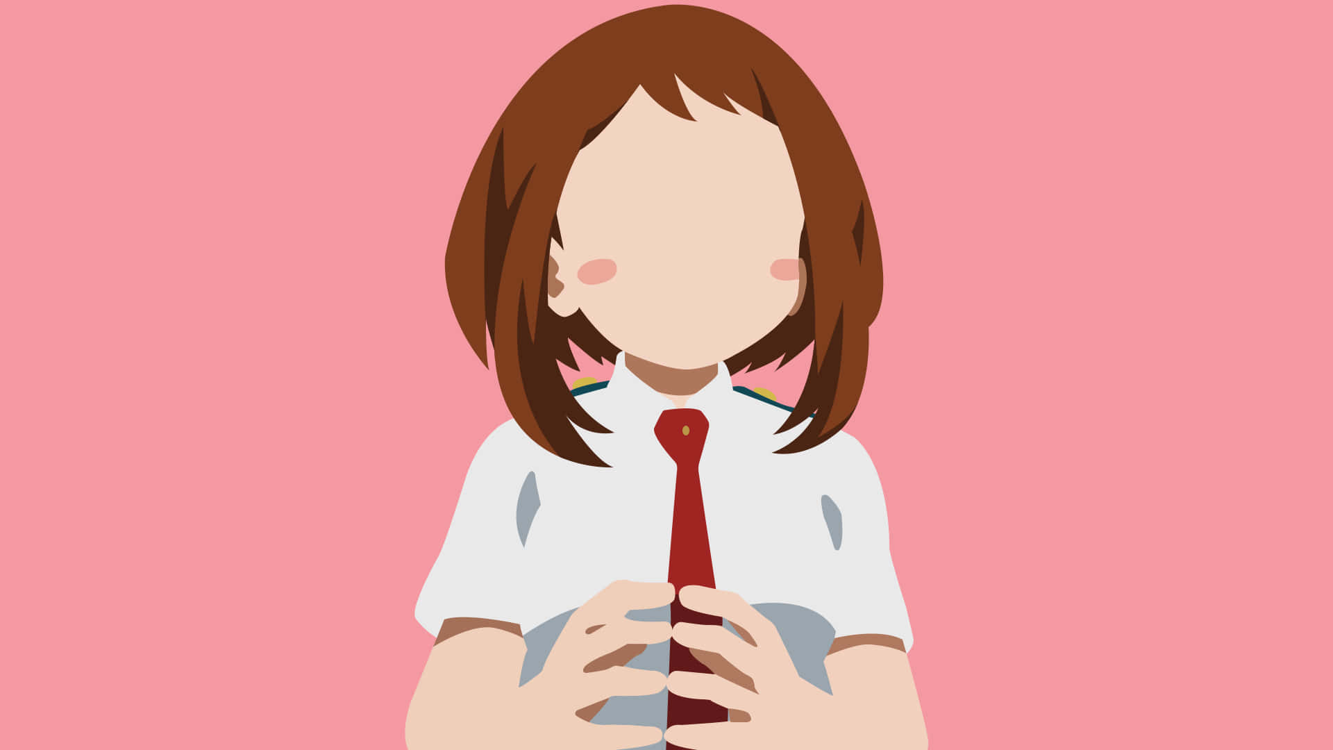 Minimalistisk Uraraka-estetikk Bakgrunner
