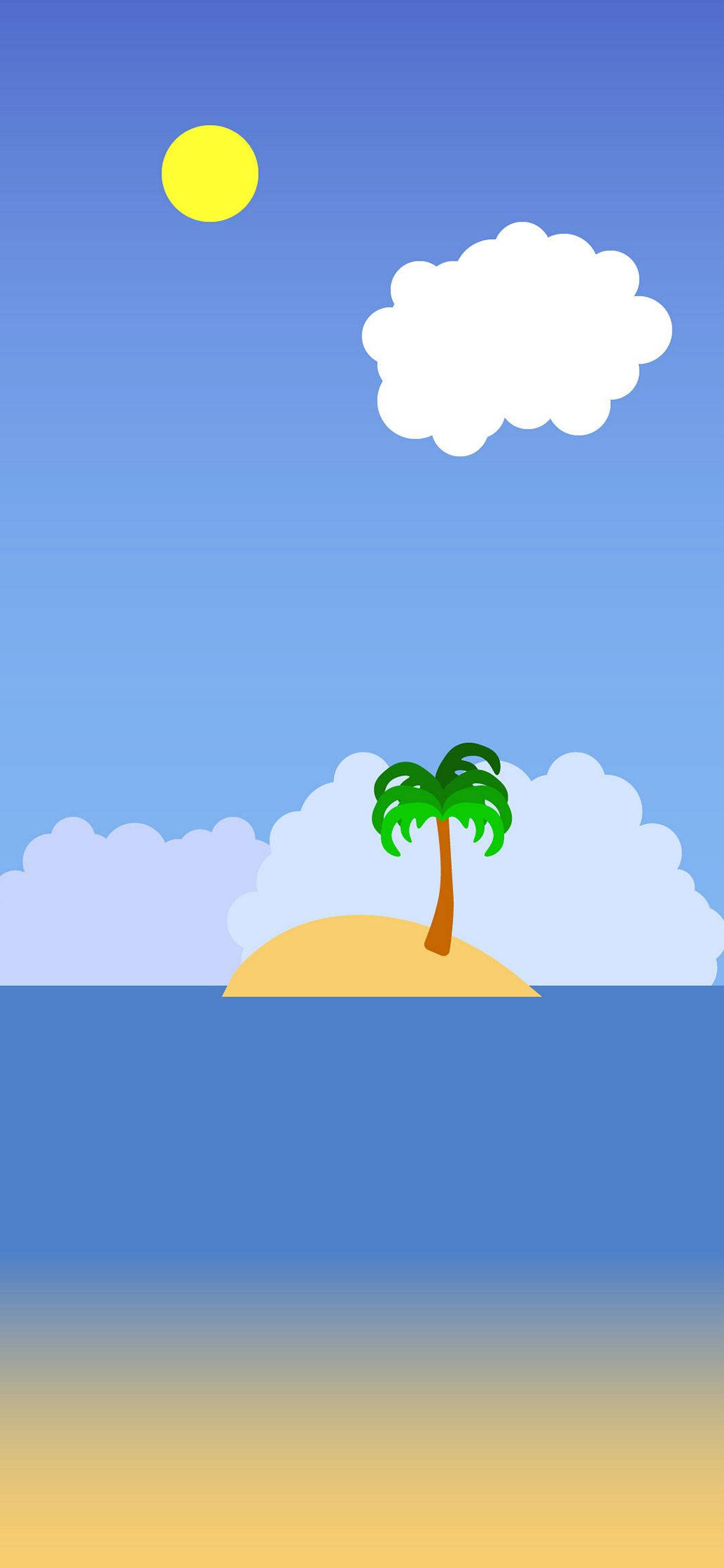 Minimalistisk Øy Bakgrunner