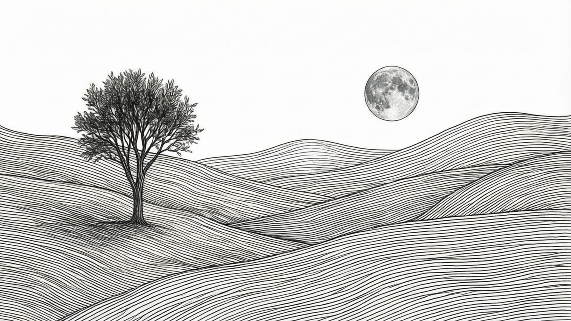 Minimalistiske linjekunst-åser Bakgrunner