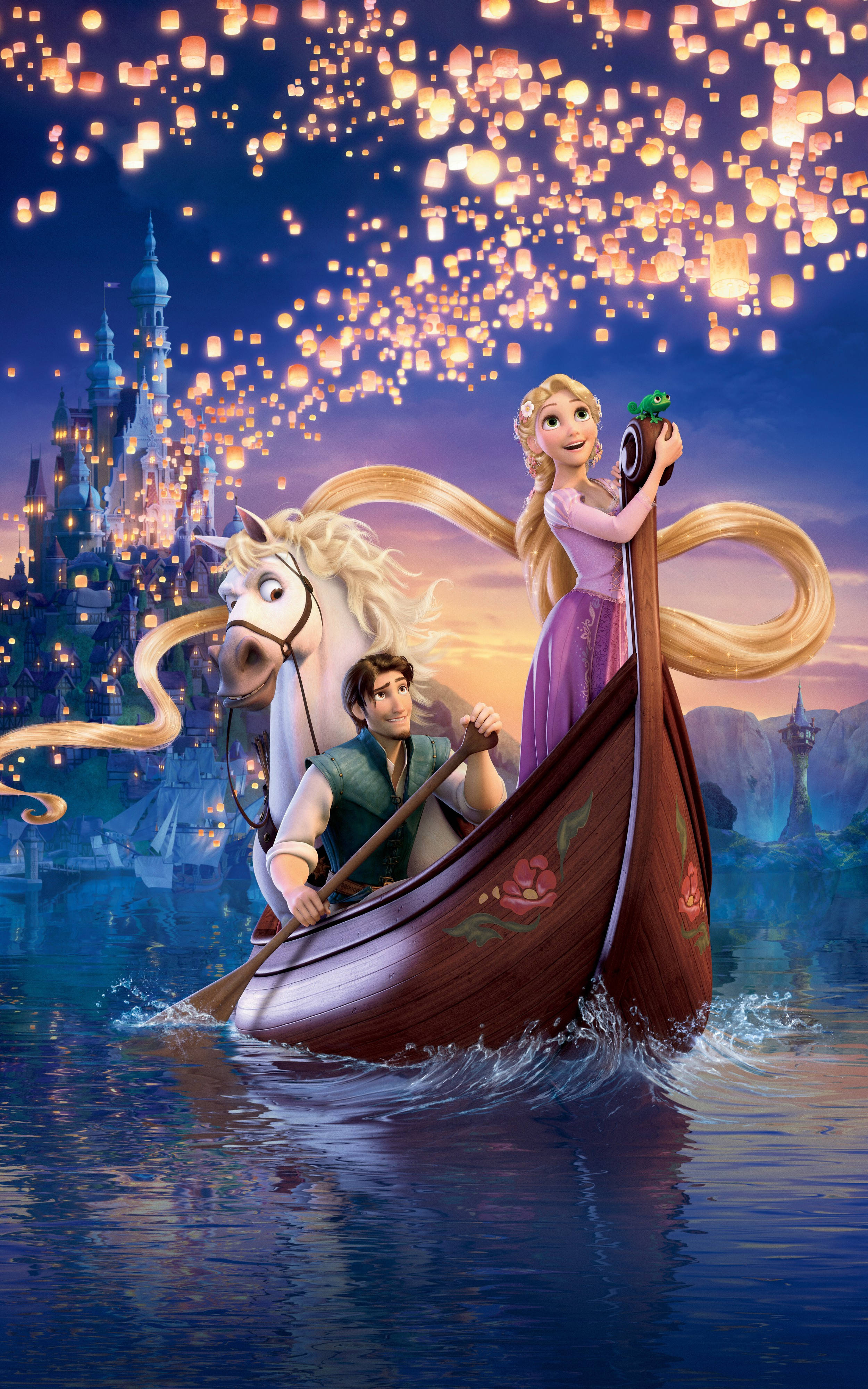 Mobil Toppet Rapunzel Bakgrunner