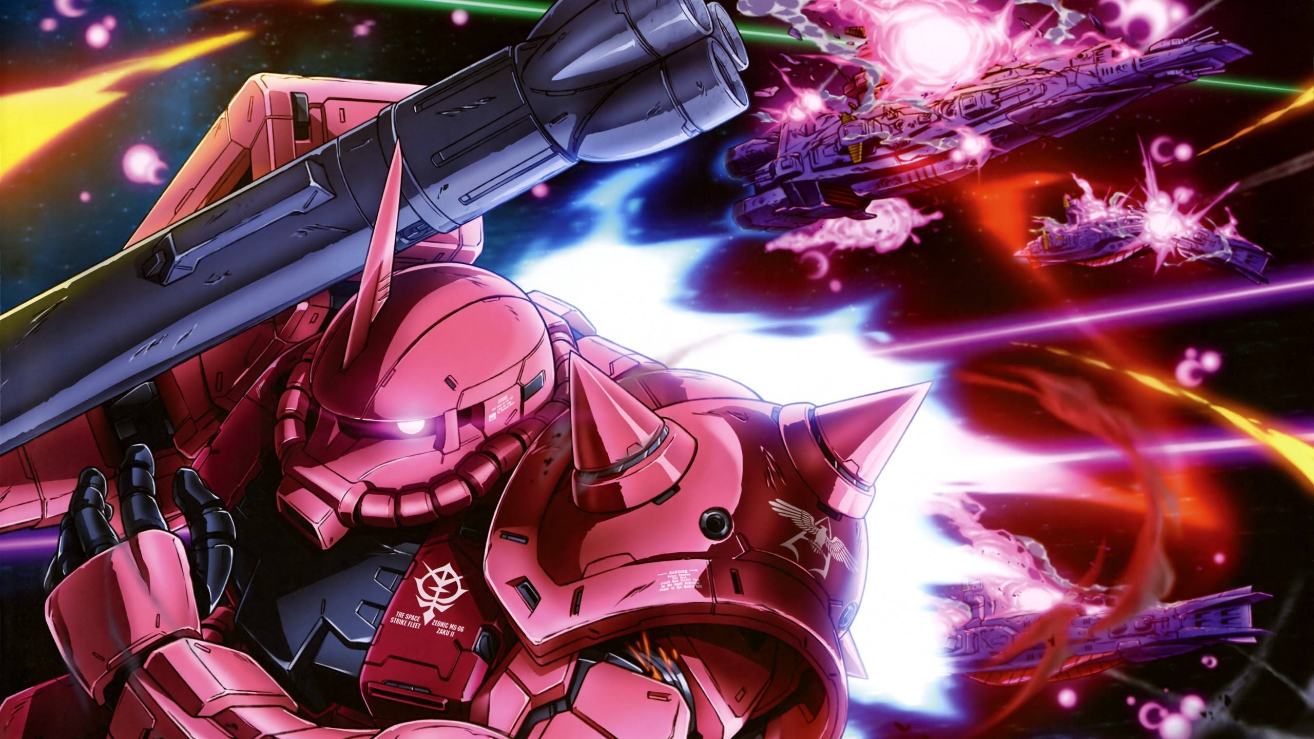 Mobile Suit Gundam som bærer en rakett Bakgrunner