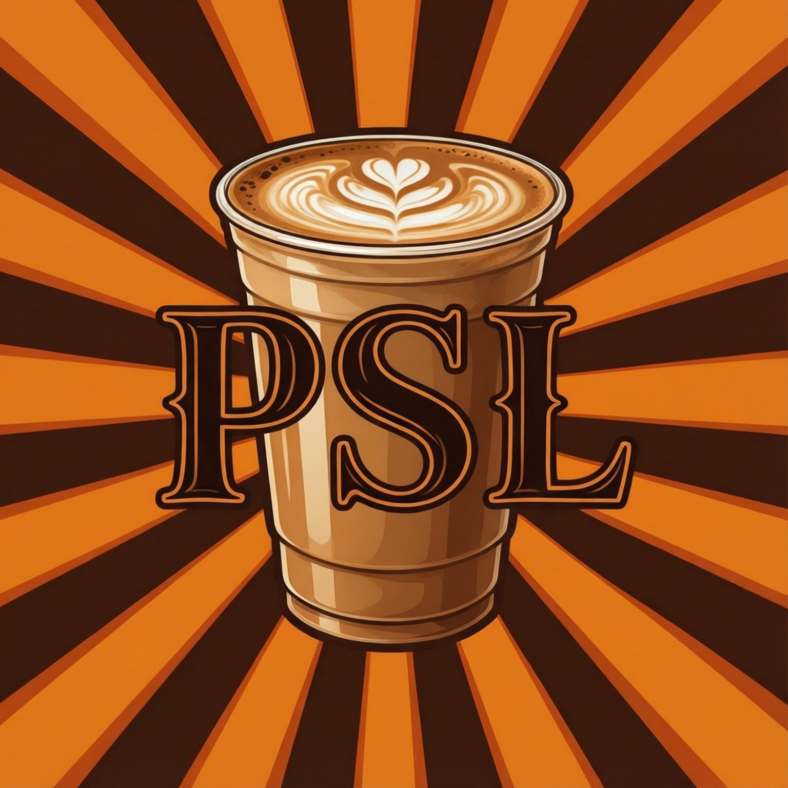 Modern PSL Graphic Burst Bakgrunner