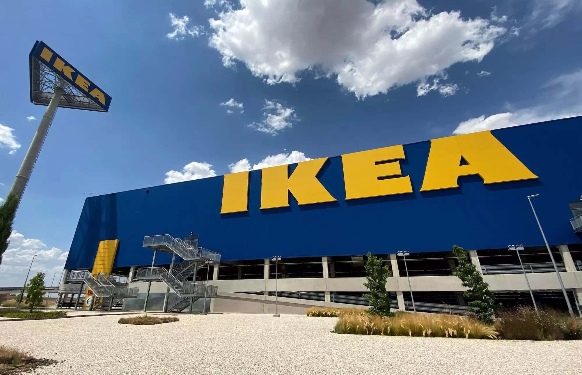 Moderne IKEA-stue design Bakgrunner