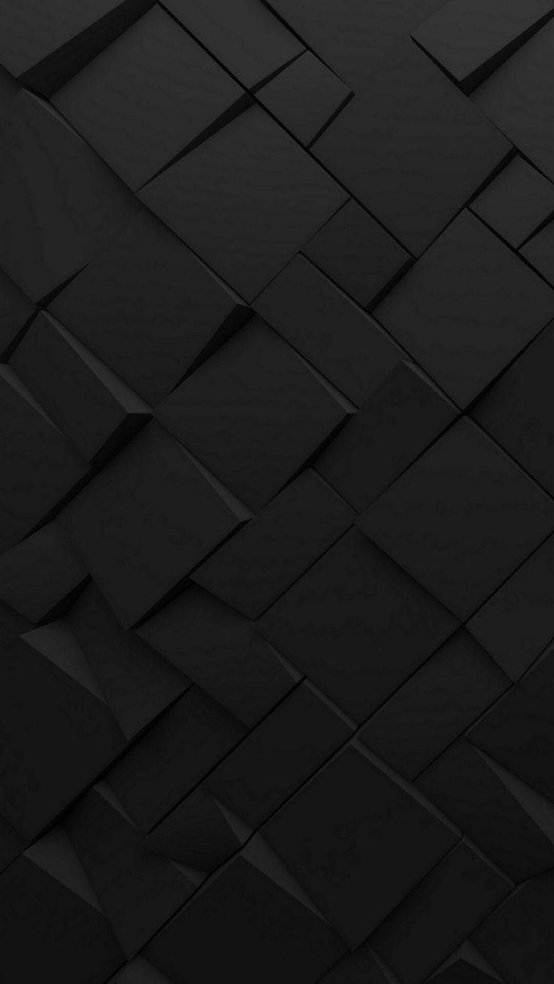 Mørk Android 3D Abstrakt Kube Mønster
