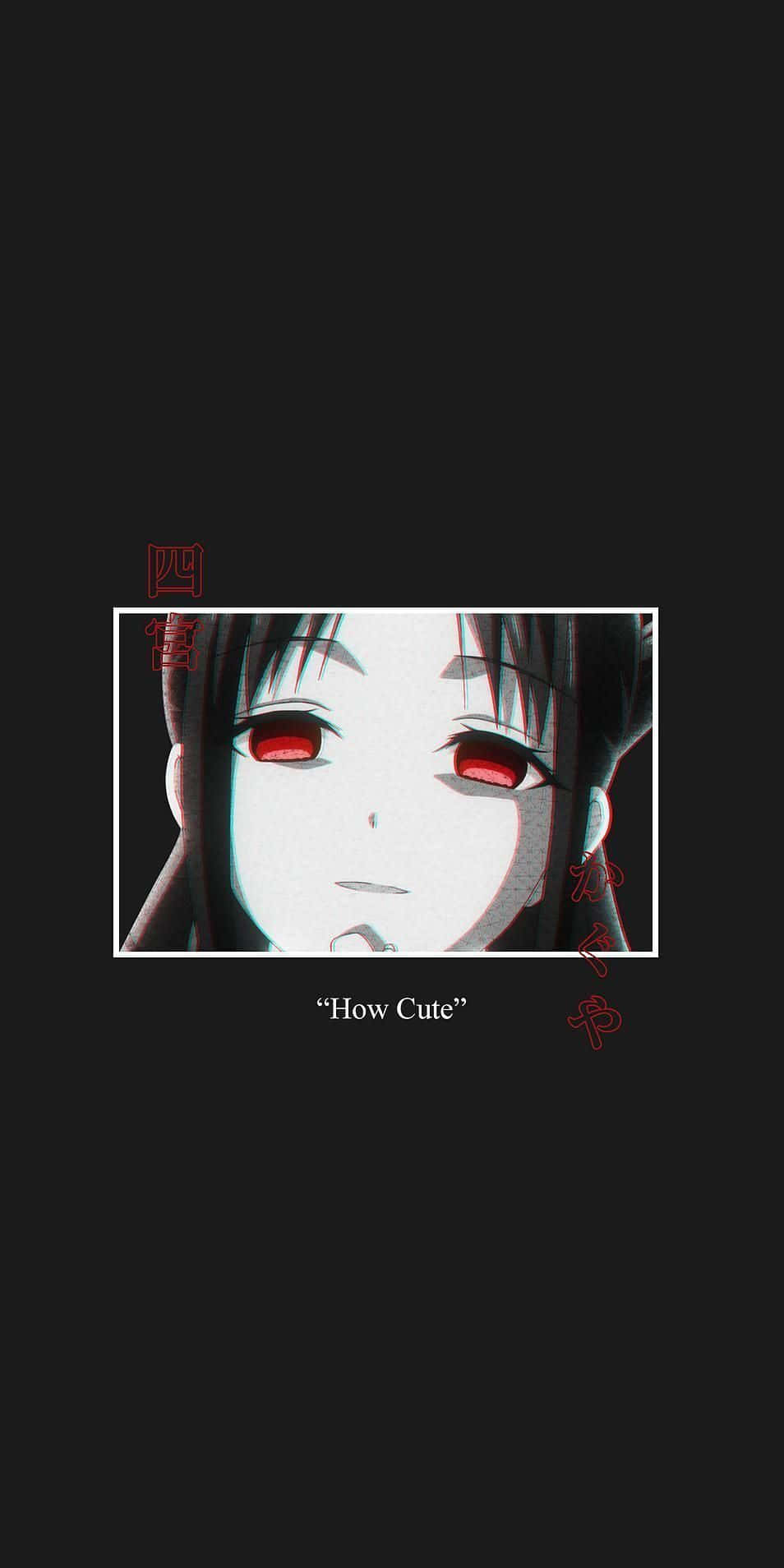 Mørk estetisk anime Kaguya Shinomiya — Mørk estetikk GIF Bakgrunner