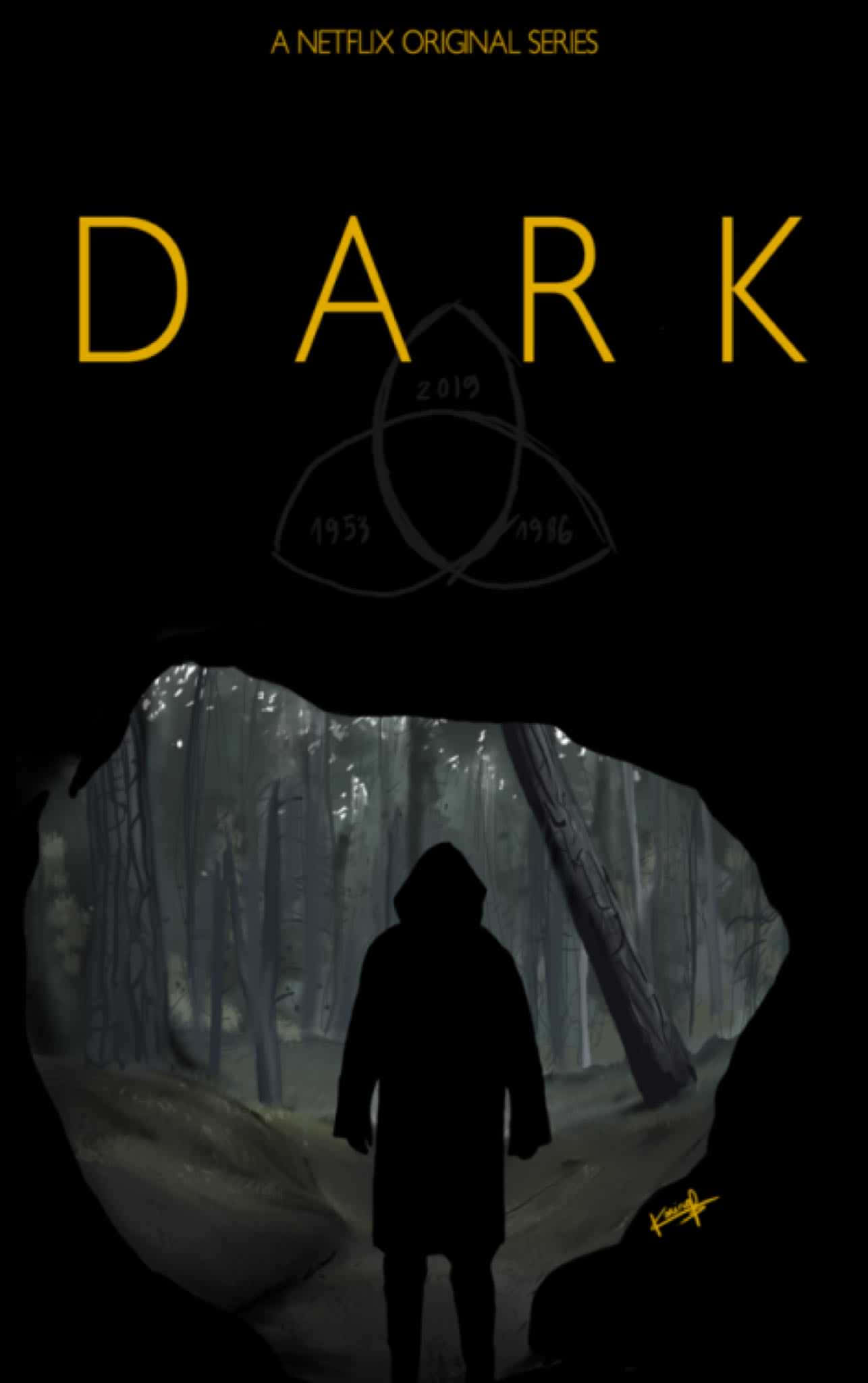 Mørk Netflix Original-plakat Bakgrunner