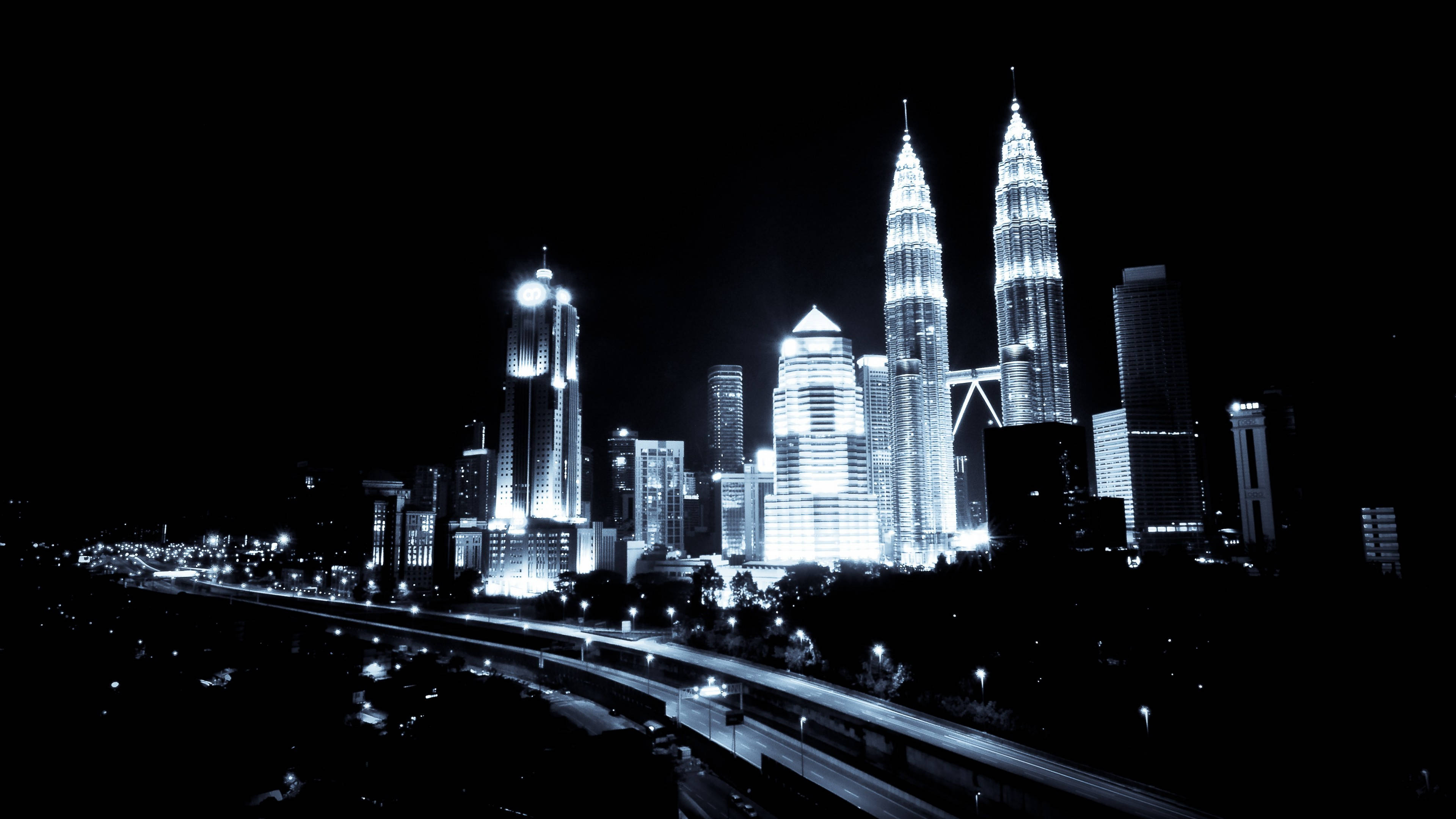 Mørke Kuala Lumpur Bakgrunner