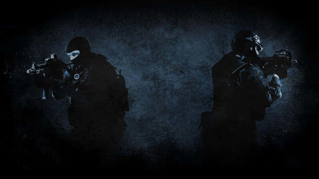Mørkeblå terrorist og kontraterrorist 720p Counter-Strike Global Offensive Bakgrunn Bakgrunner