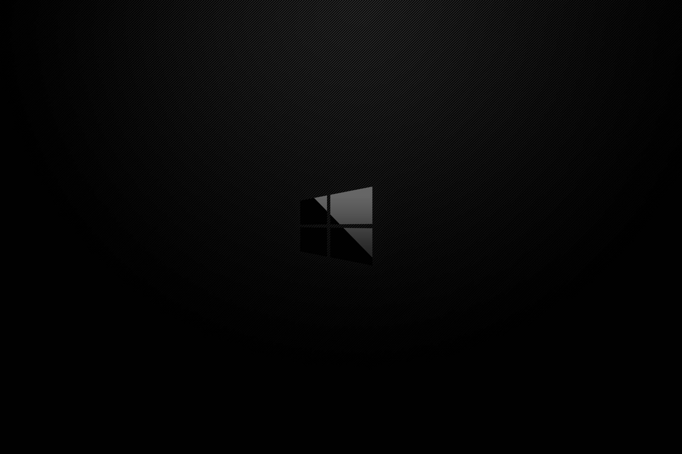 Mørkt minimalistisk Windows-logo Bakgrunner