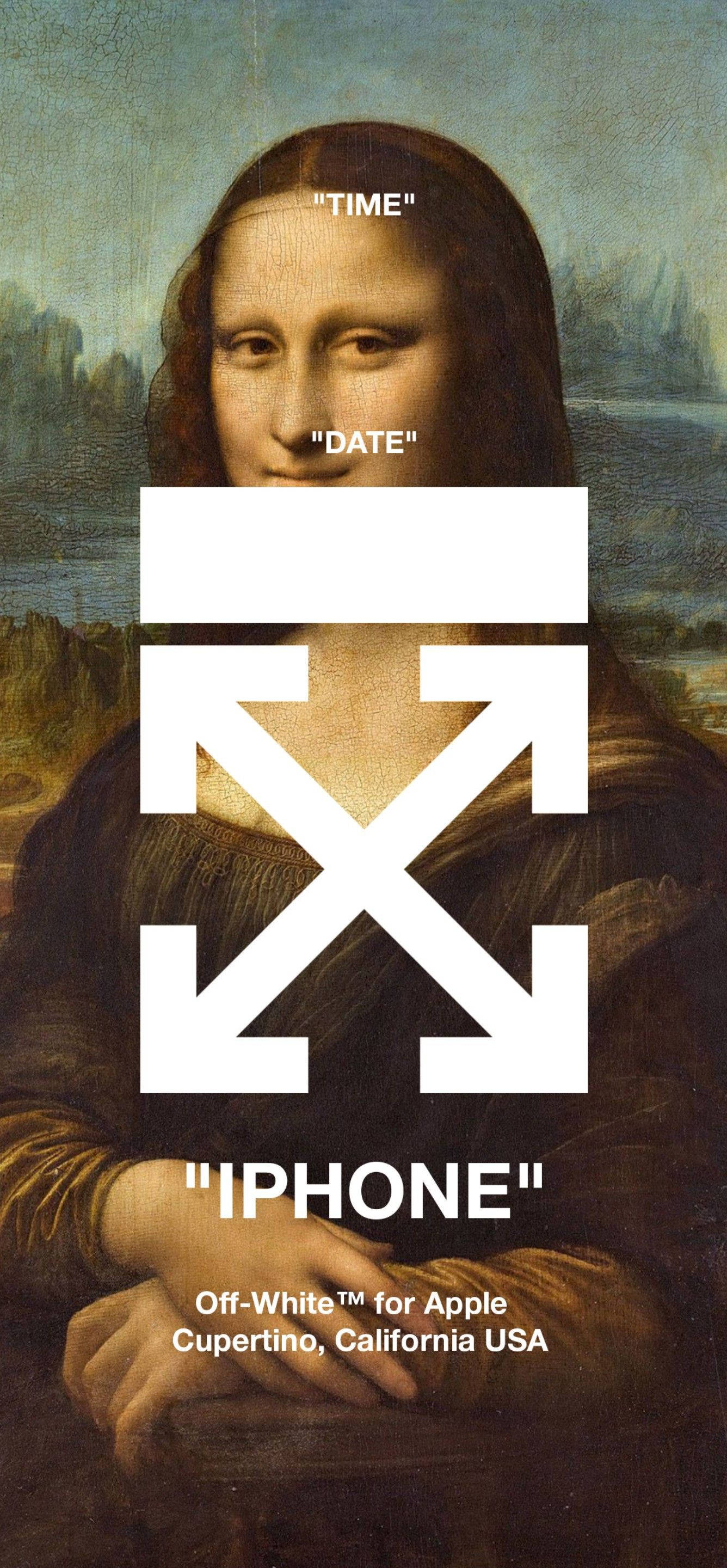 Mona Lisa Off-White iPhone Bakgrunner