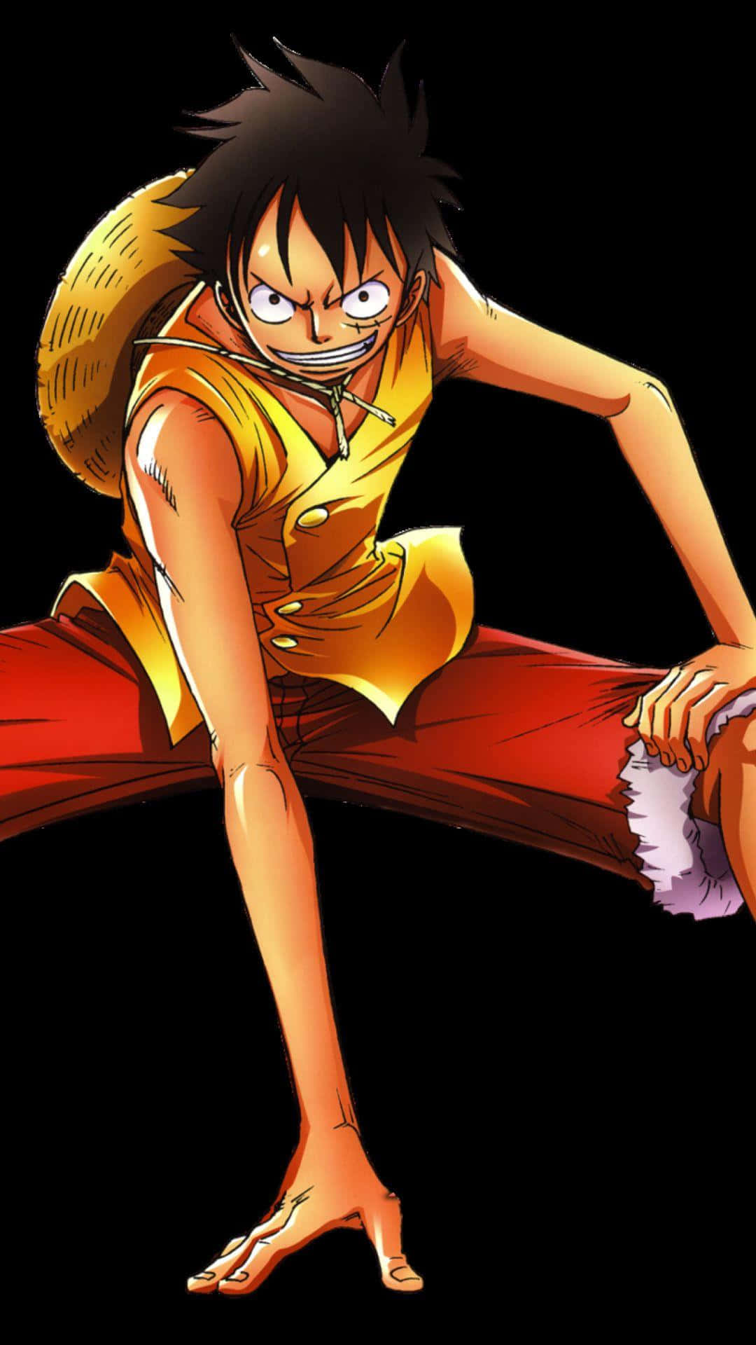 Monkey D Luffy klar til å seile ut i Grand Line. Bakgrunner