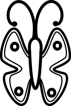 Monokrom sommerfuglsilhuett Bakgrunner