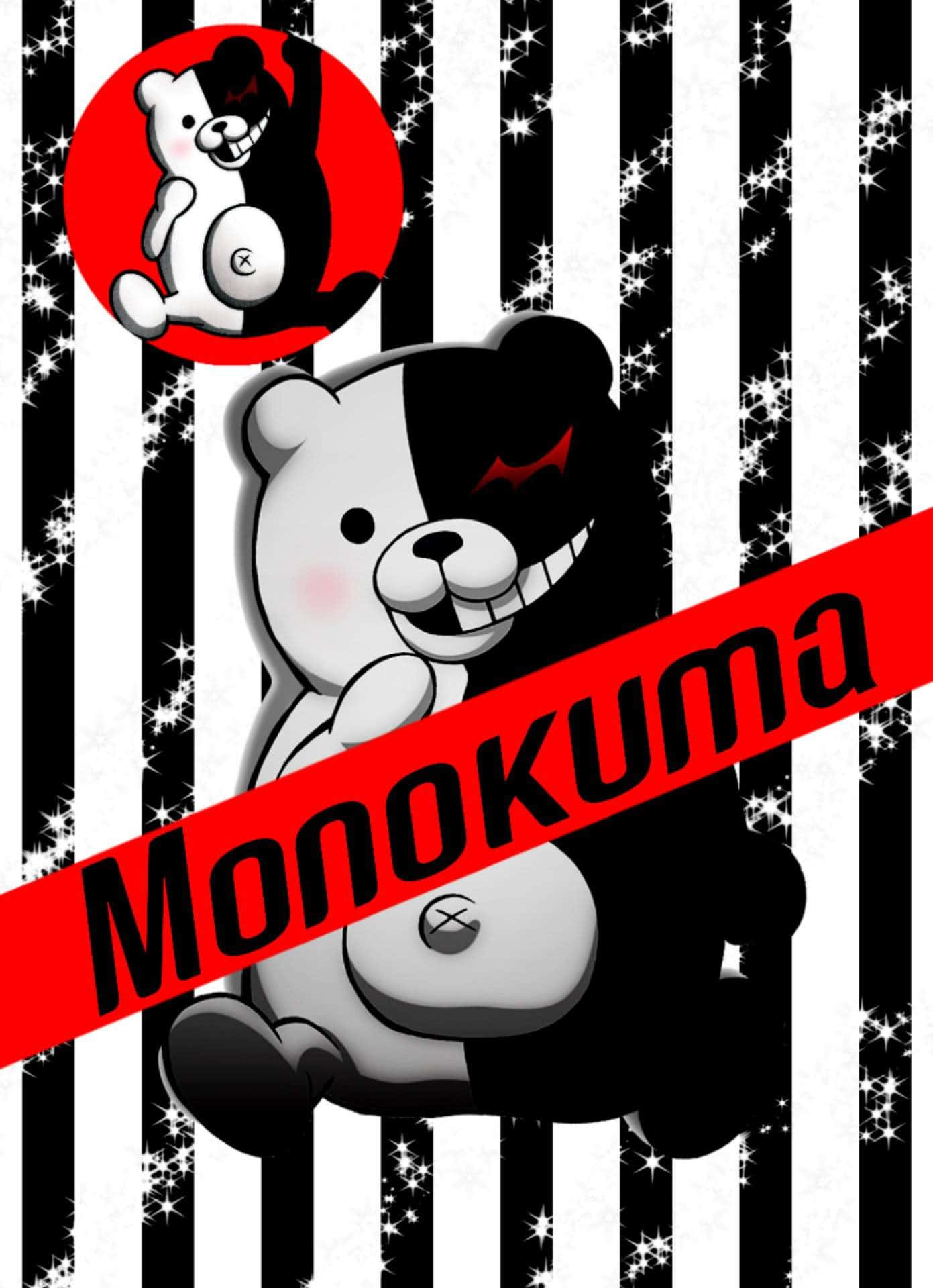 Monokuma Danganronpa Anime Plakat Bakgrunner