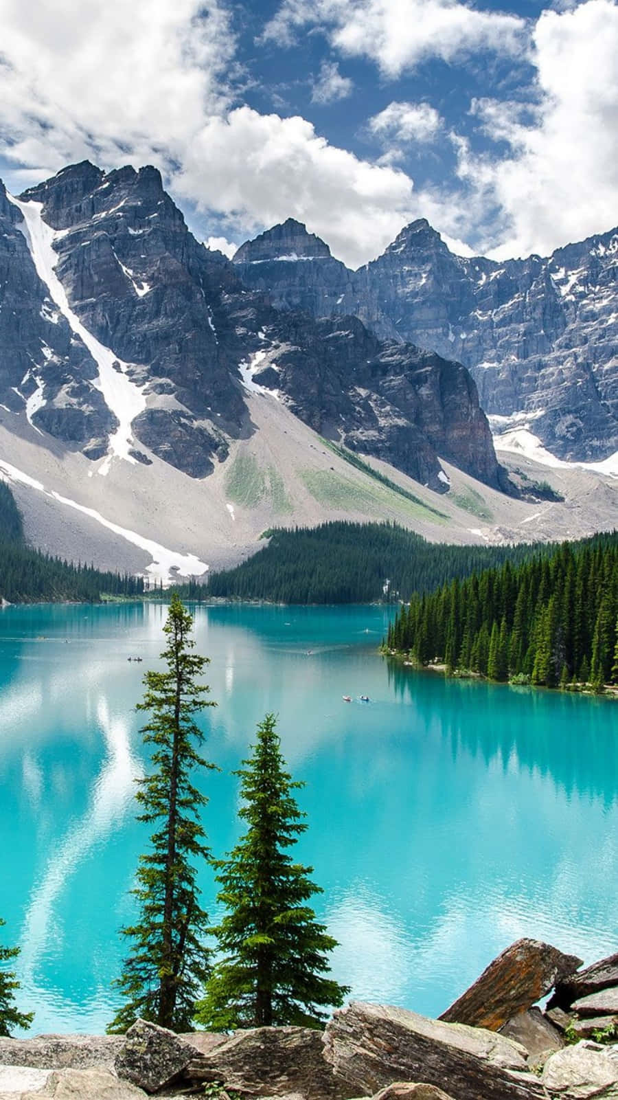 Moraine Lake Canada til Android Natur Bakgrunner