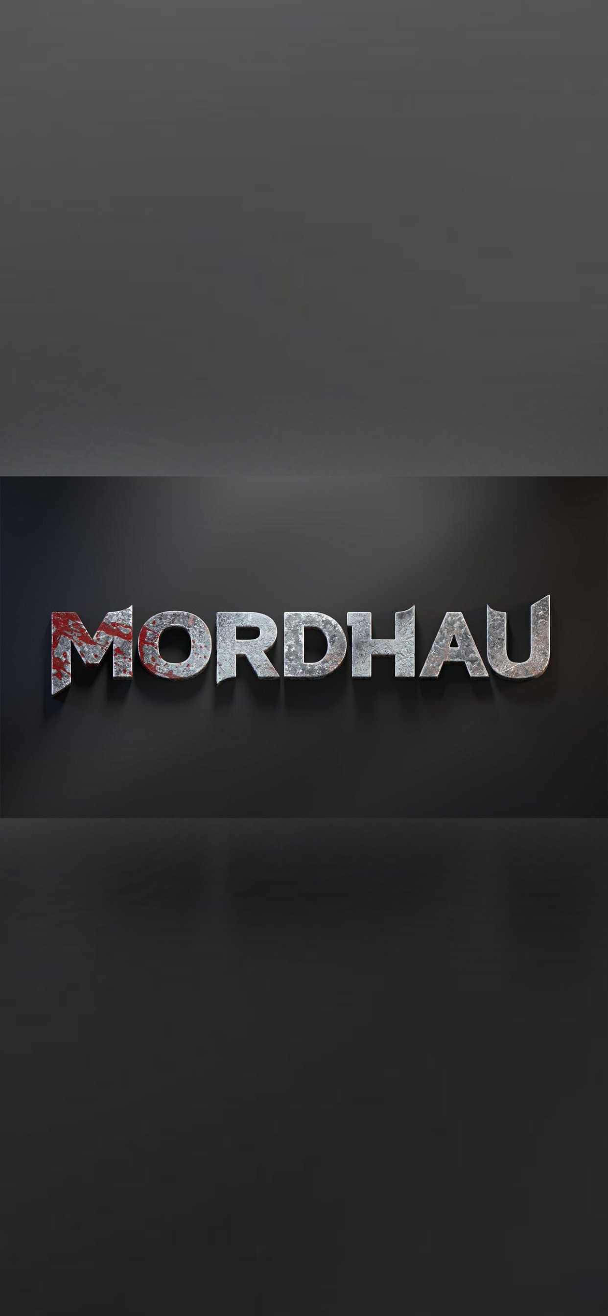 mordhau logo på en mørk bakgrunn Bakgrunner