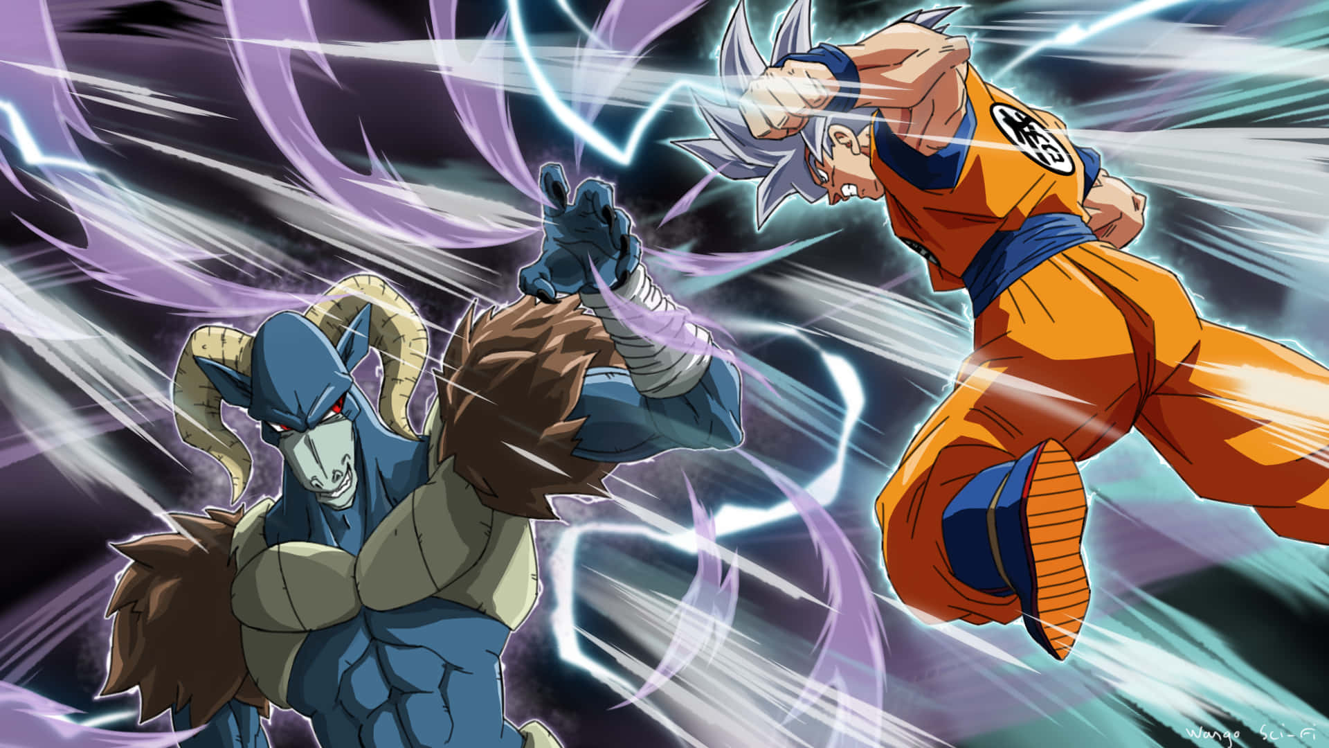 Moro vs. Goku Dragon Ball Super-bilde Bakgrunner