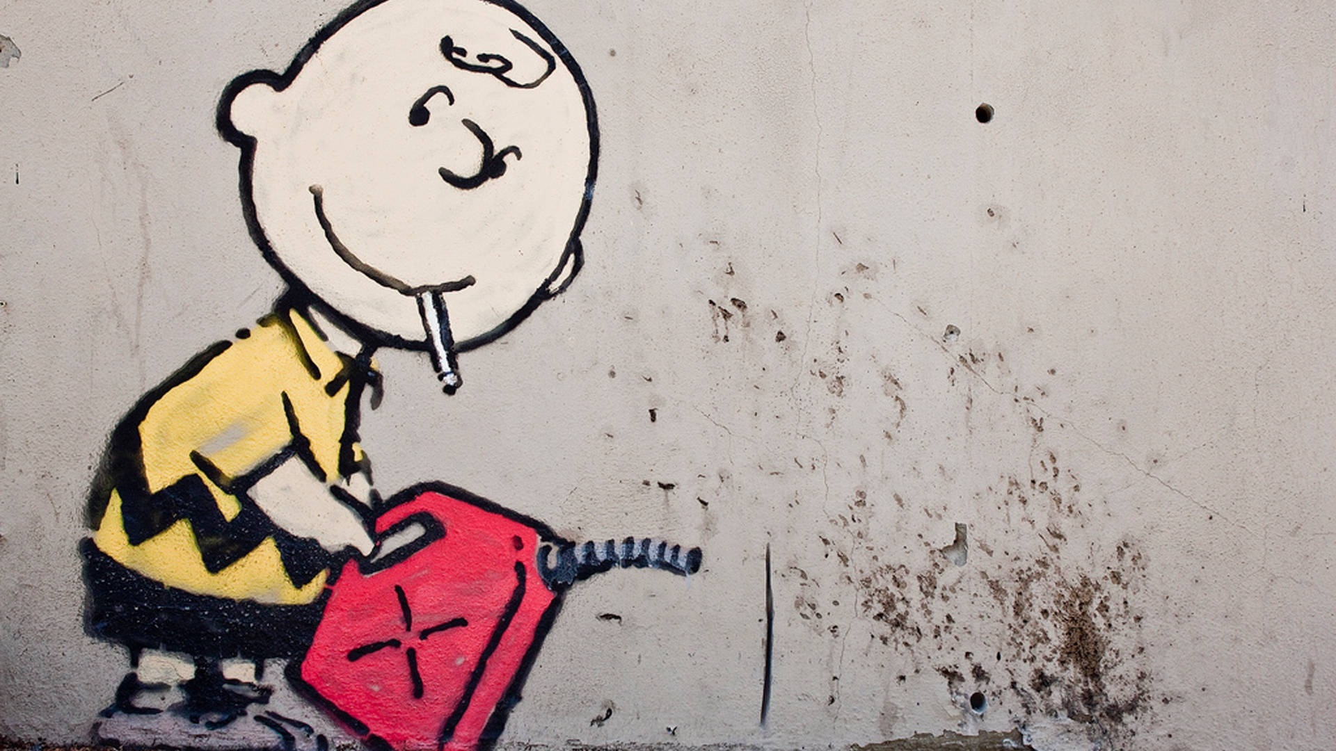 Morsom Anime Charlie Brown Bakgrunner