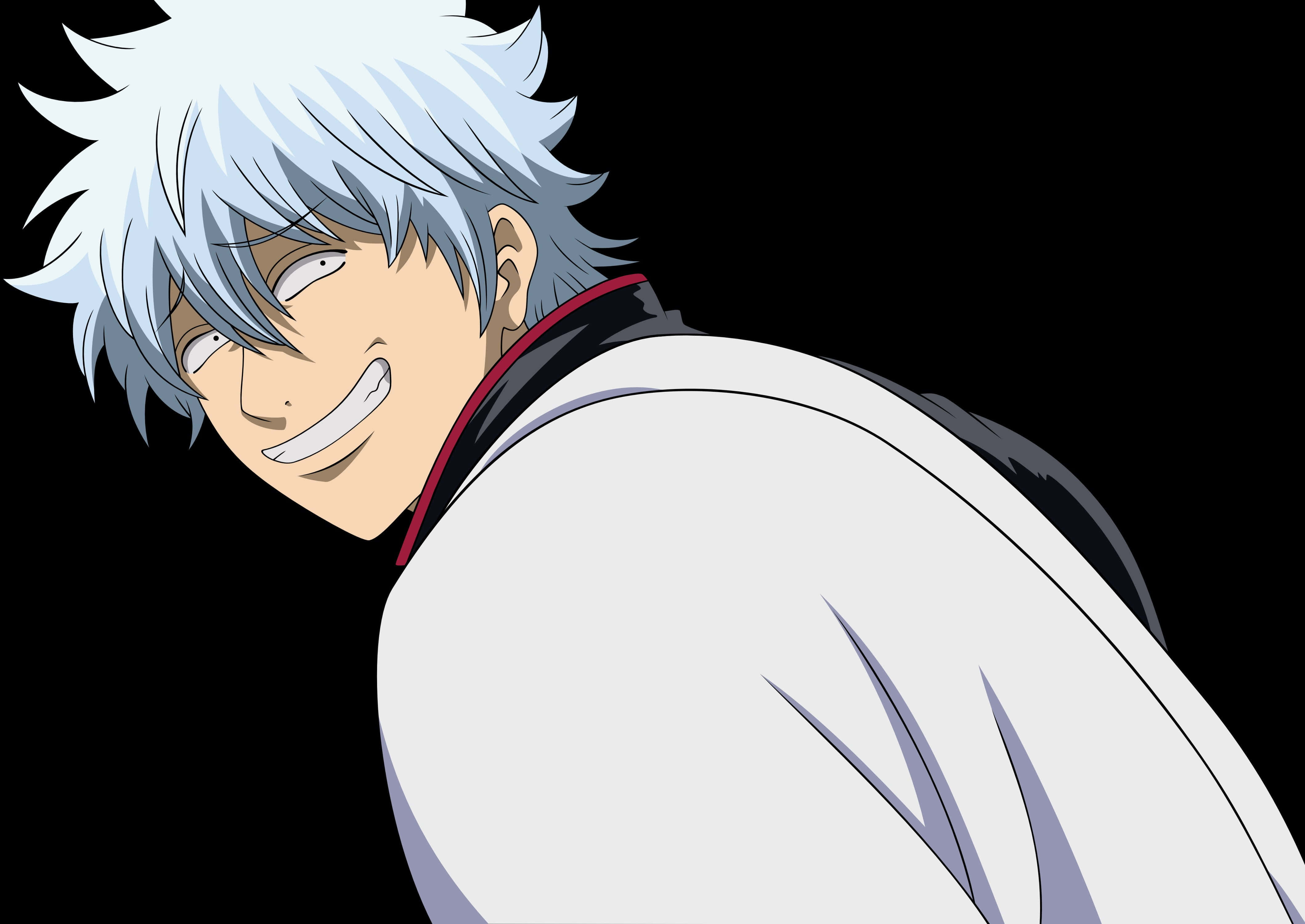 Morsom anime-profilbilde Gintoki Sakata Bakgrunner