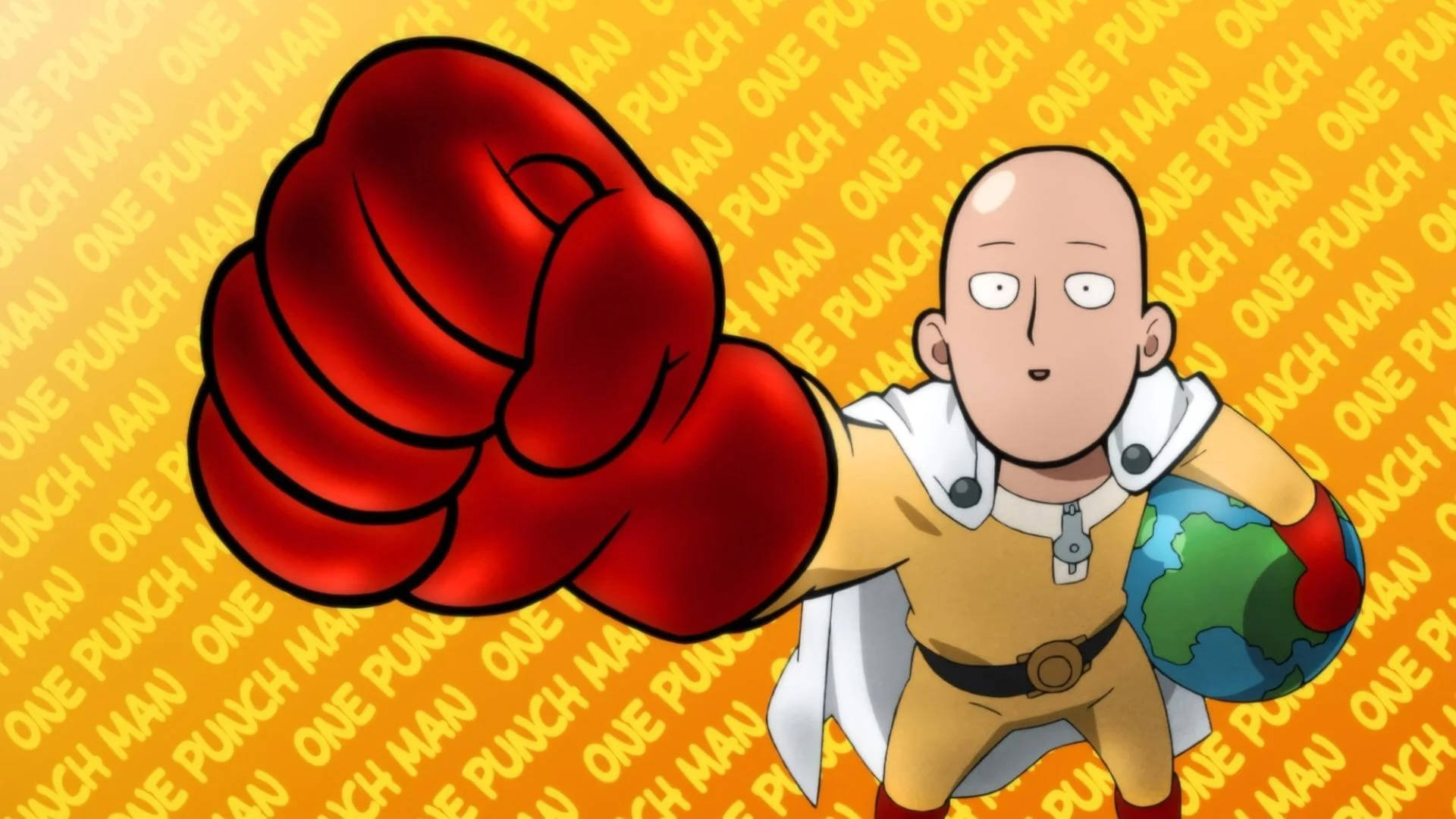 Morsom Anime Skallet Saitama Bakgrunner