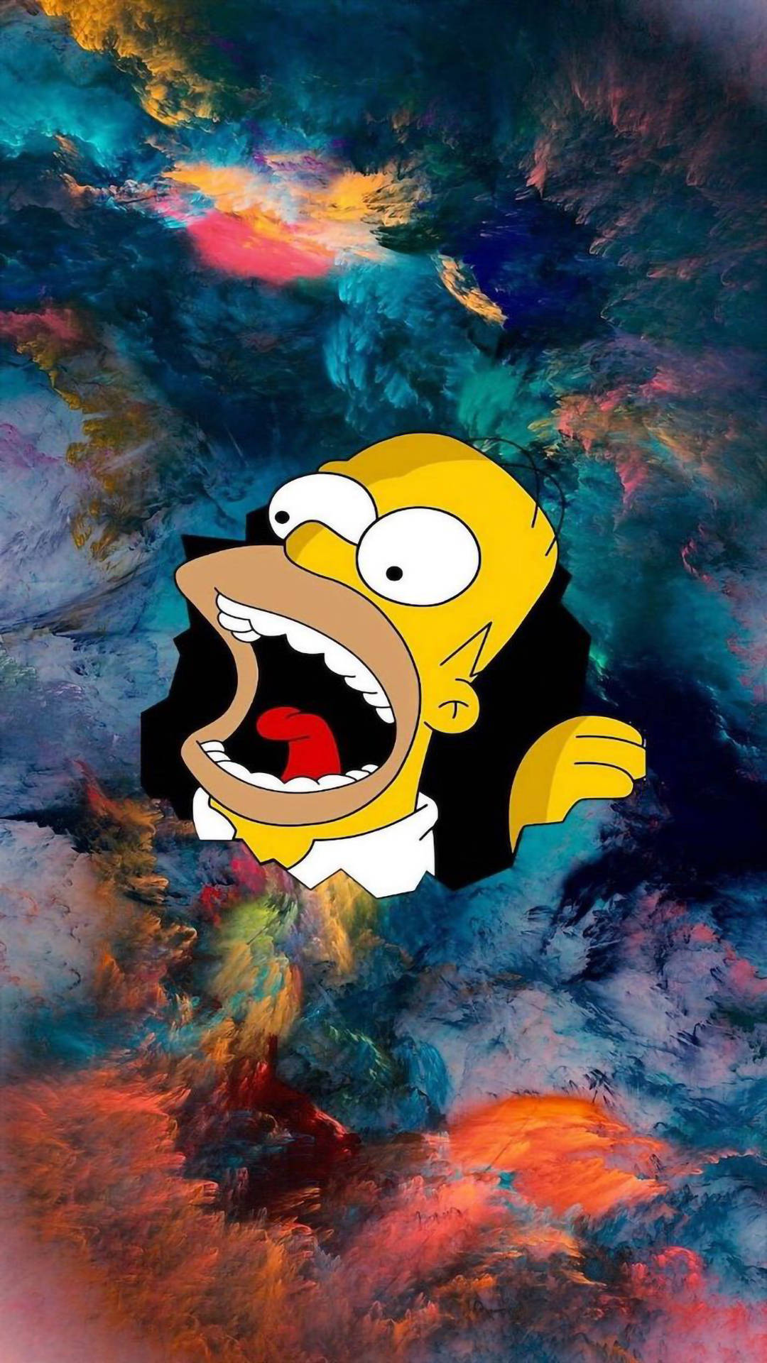 Morsom estetisk Homer sort hull Bakgrunner