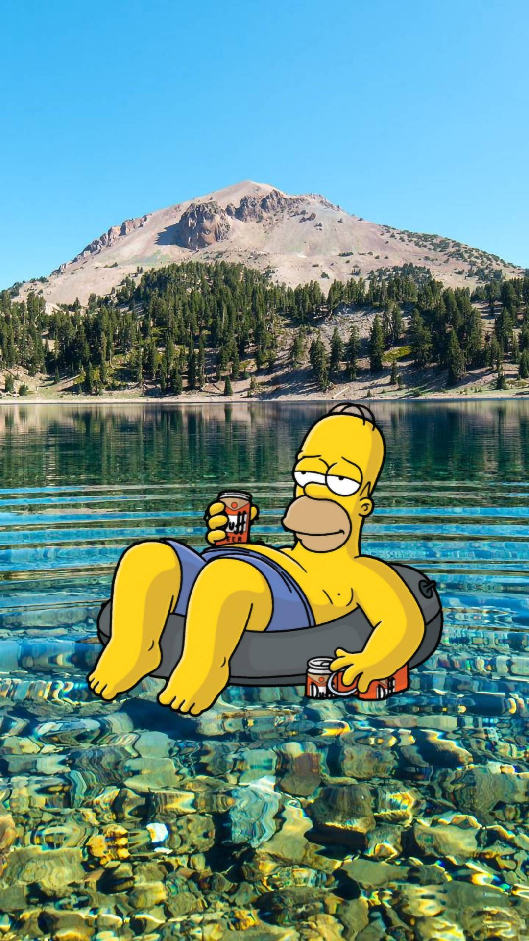Morsom Homer på Estetisk Innsjø Bakgrunner