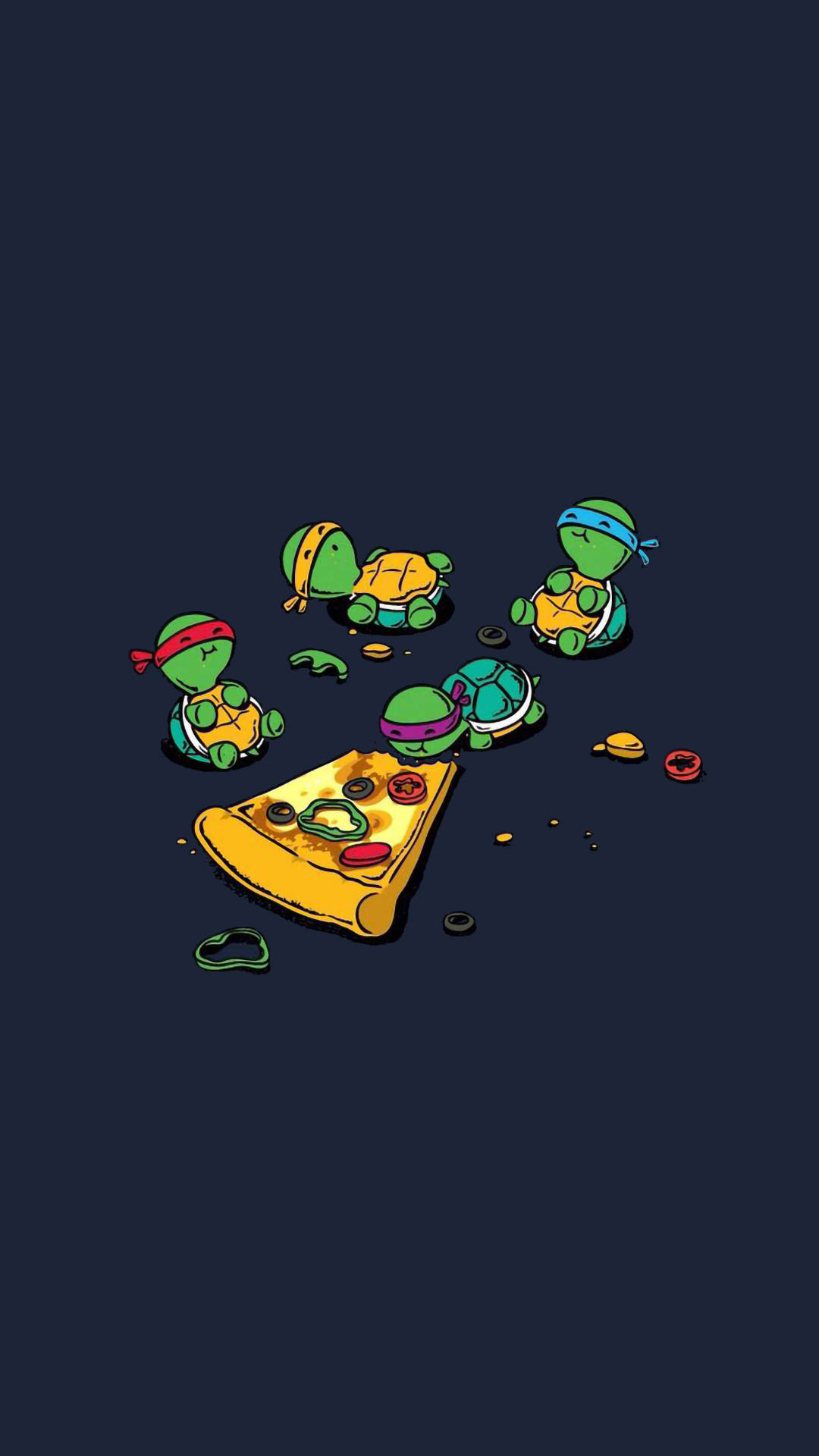 Morsom Ninja Turtles Estetikk Bakgrunner