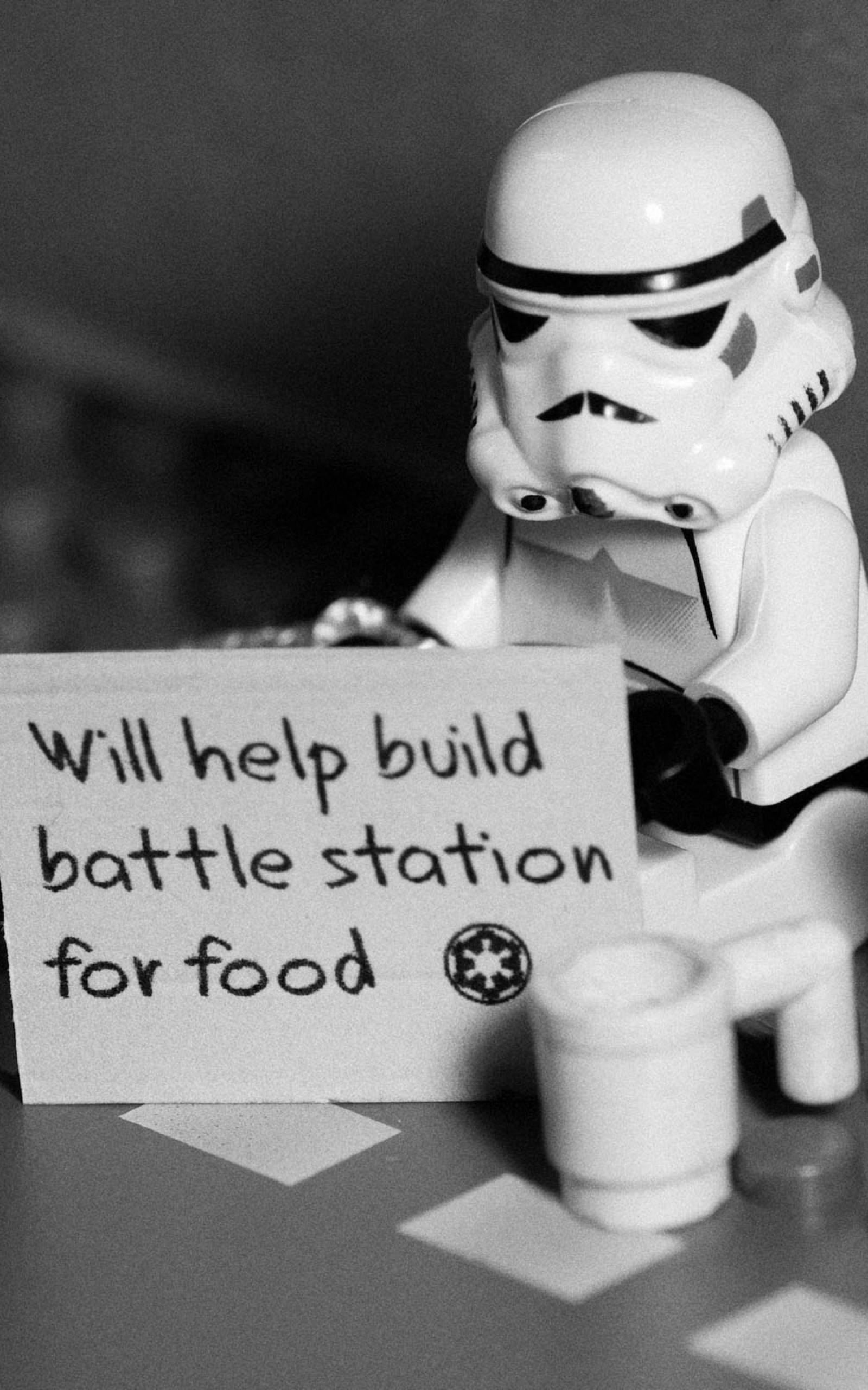 Morsom Stormtrooper LEGO Star Wars-nettbrett Bakgrunner