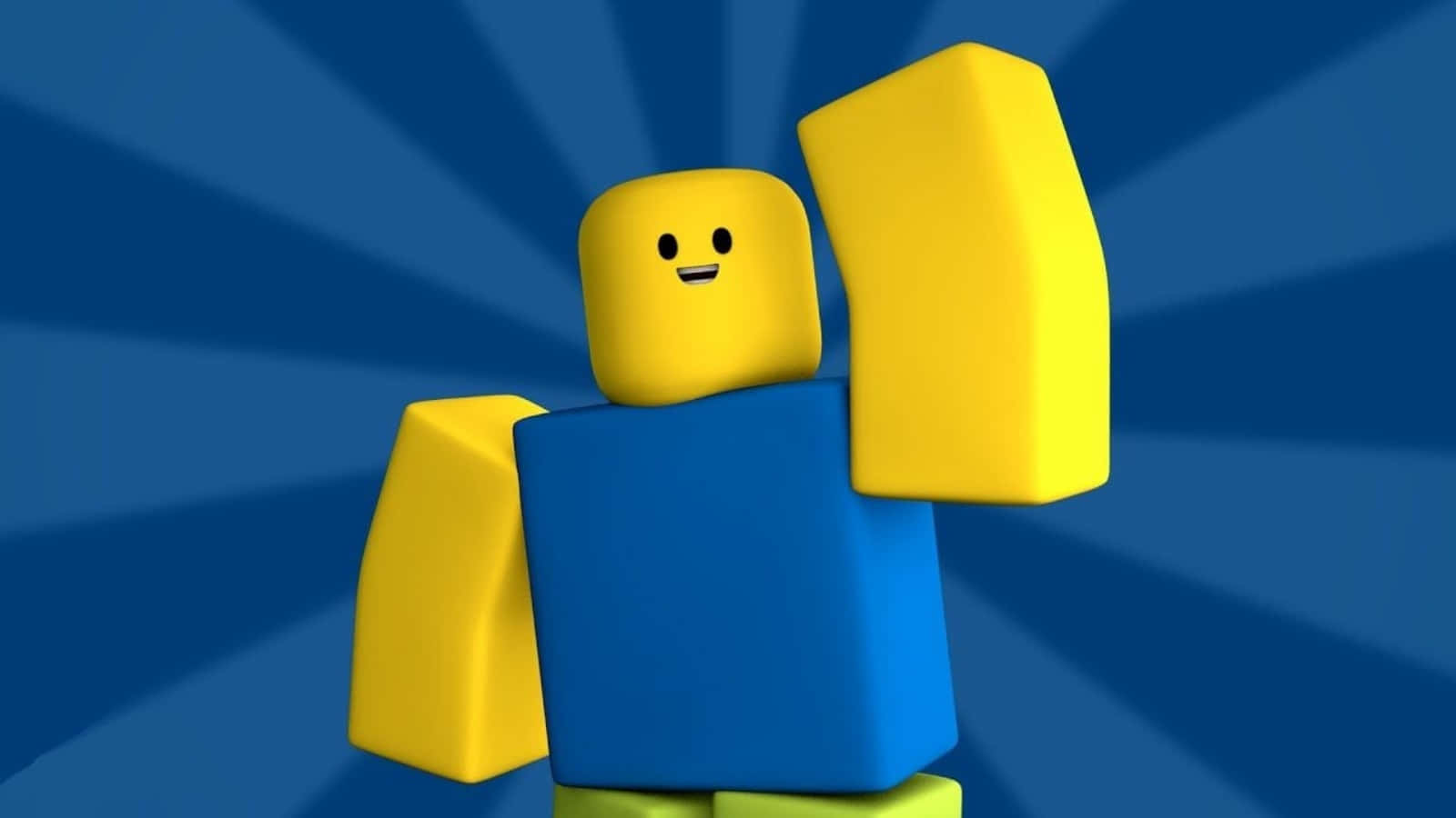 Morsomt blått Roblox-bilde Bakgrunner